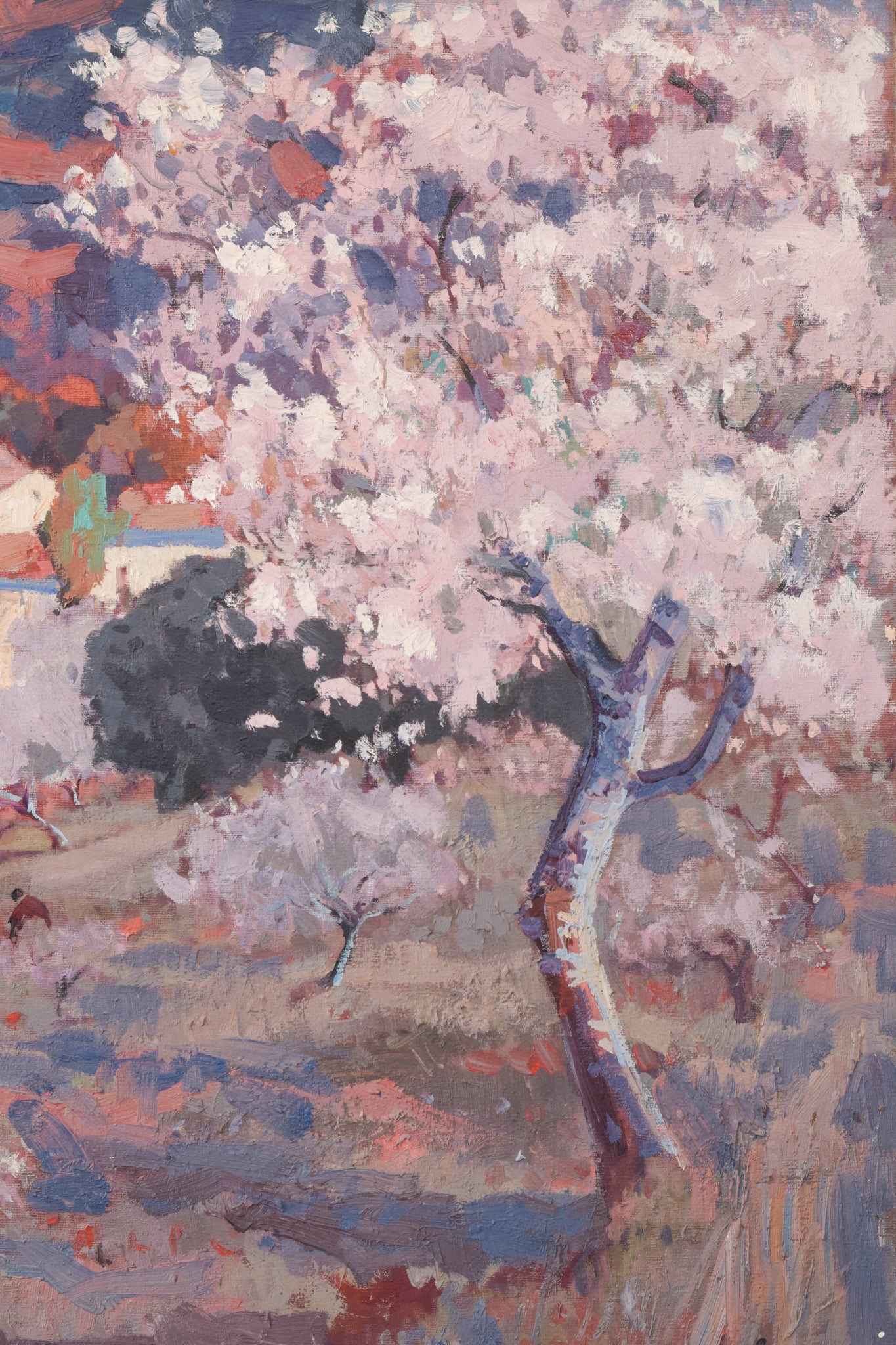 Josep Mas Pou - Almond Blossom - Framed - Modern Decorative
