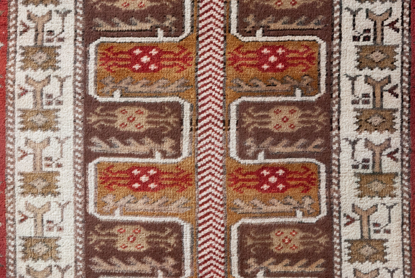 Unusual Hand Woven - Vintage Eastern Rug - Modern Decorative