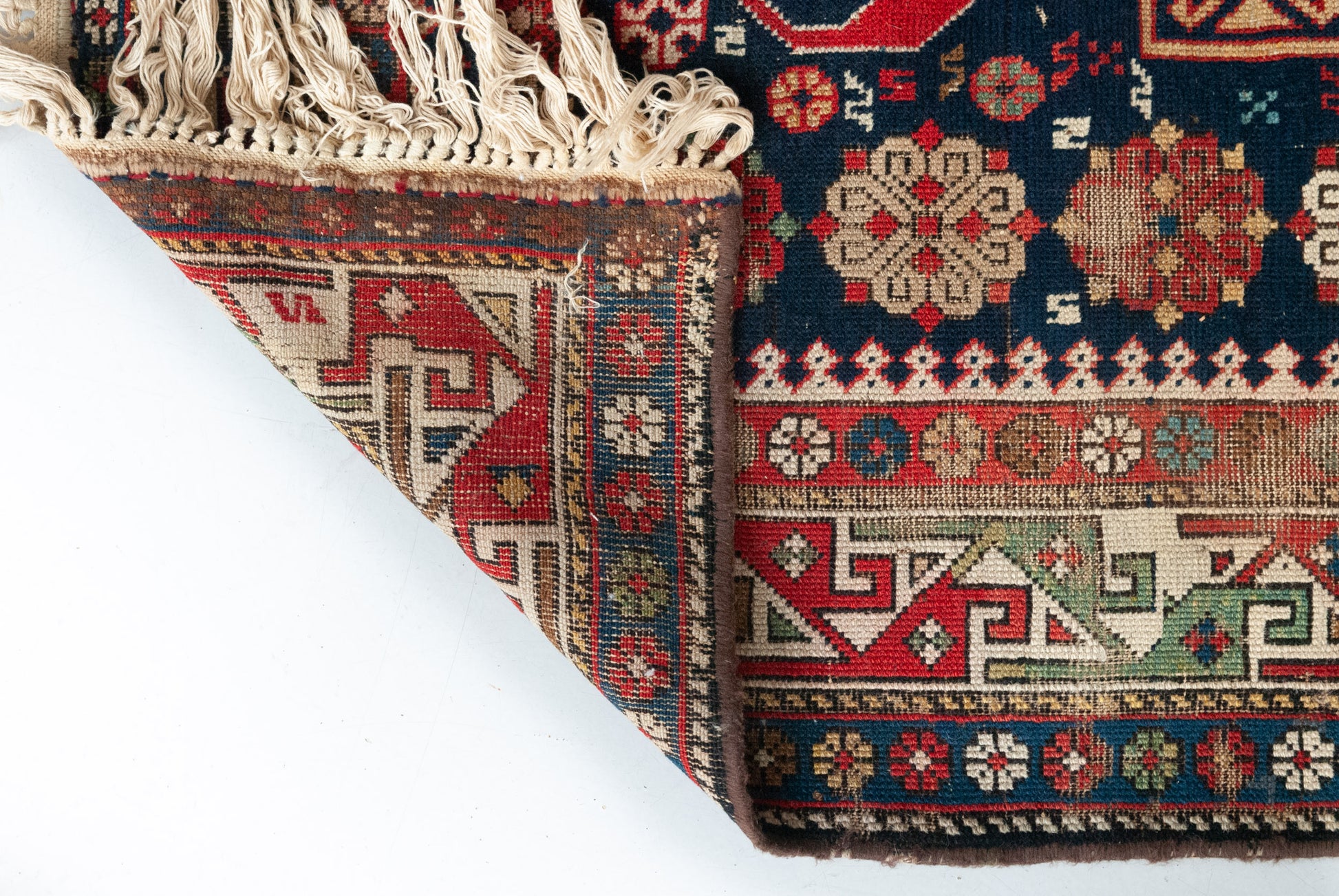 Caucasian Tribal Rug - Antique - Hand Woven - Modern Decorative