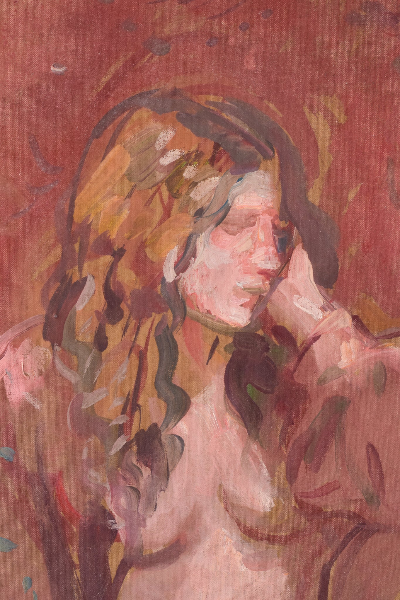 Antoni Munill - 'Mujeres' - Two Evocative Female Figures - Modern Decorative