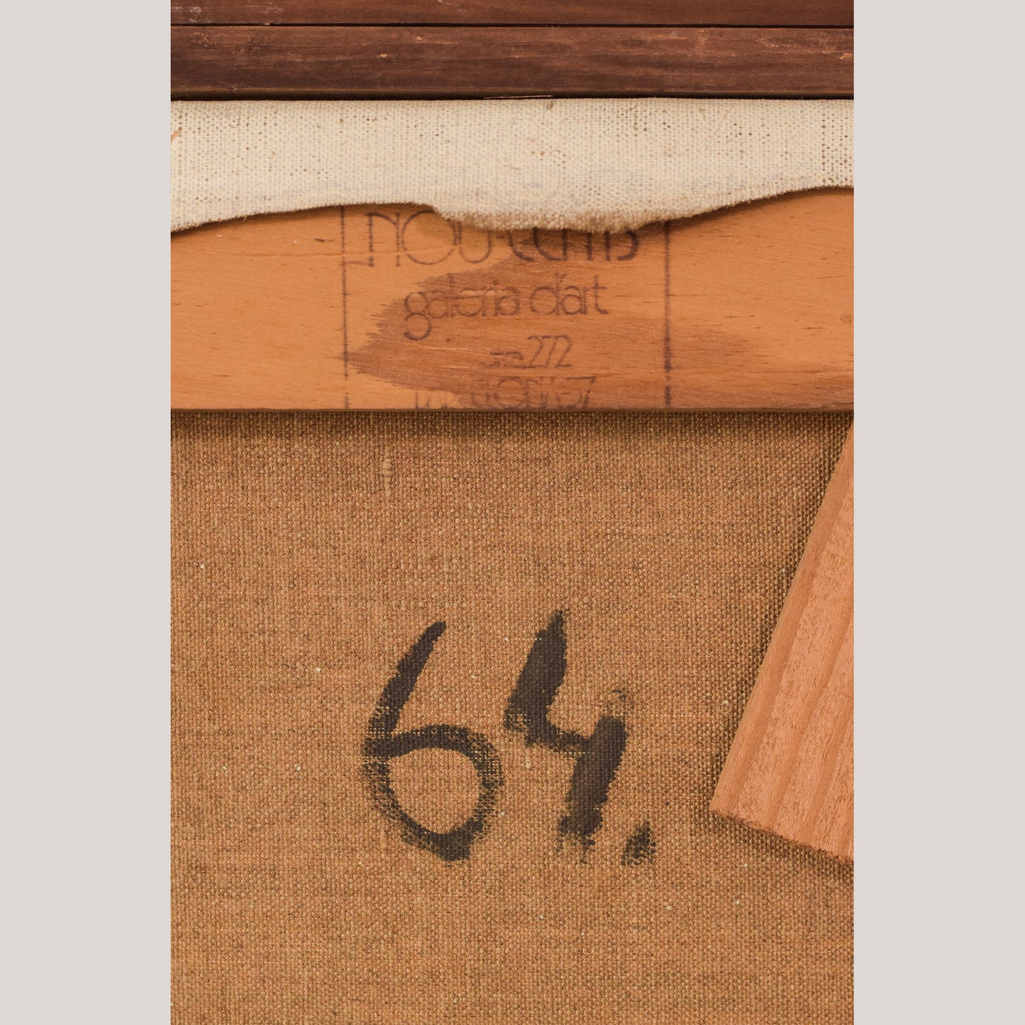 Female Nude Study with Bouquet of Flowers - Oil Painting - Modern Decorative