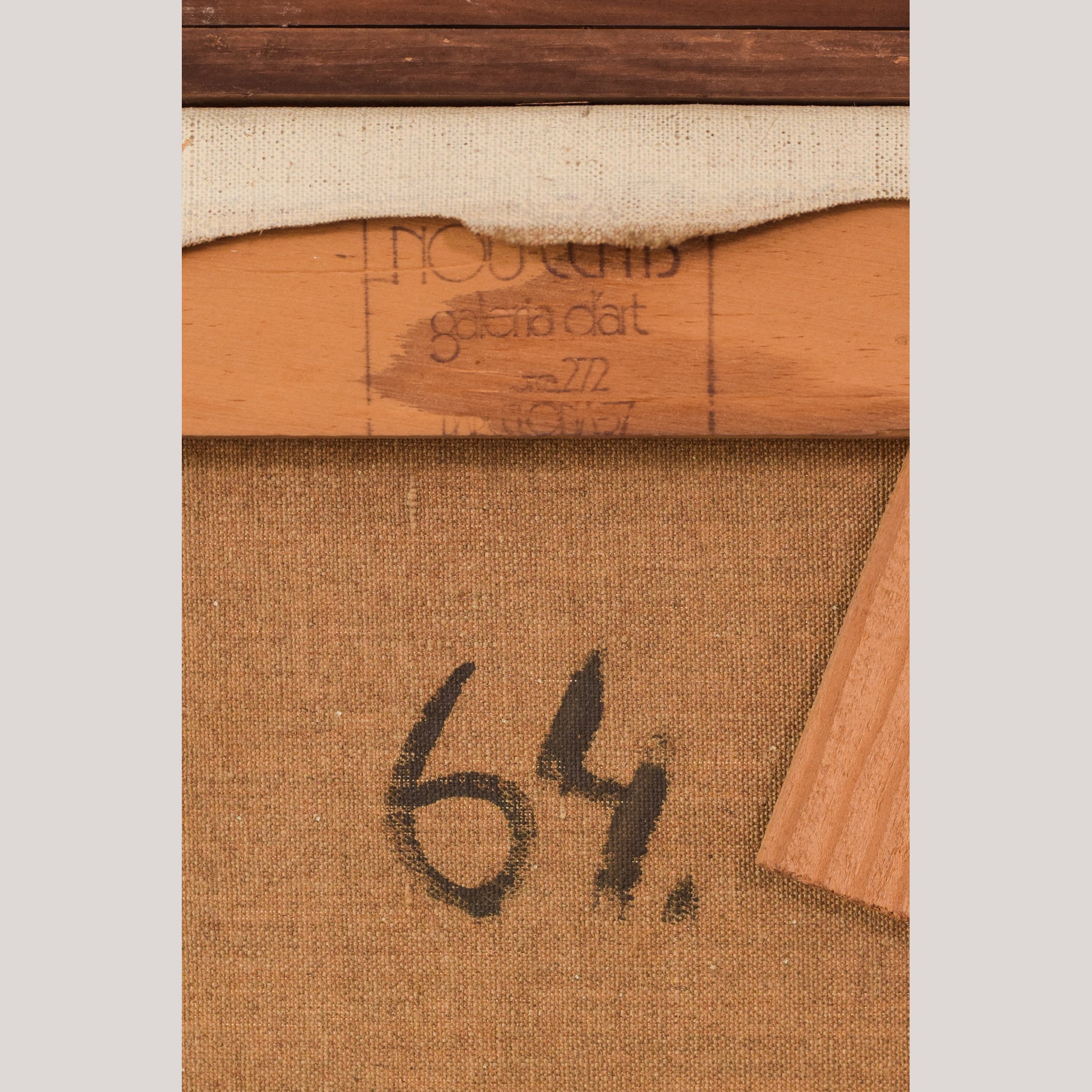 Female Nude Study with Bouquet of Flowers - Oil Painting - Modern Decorative