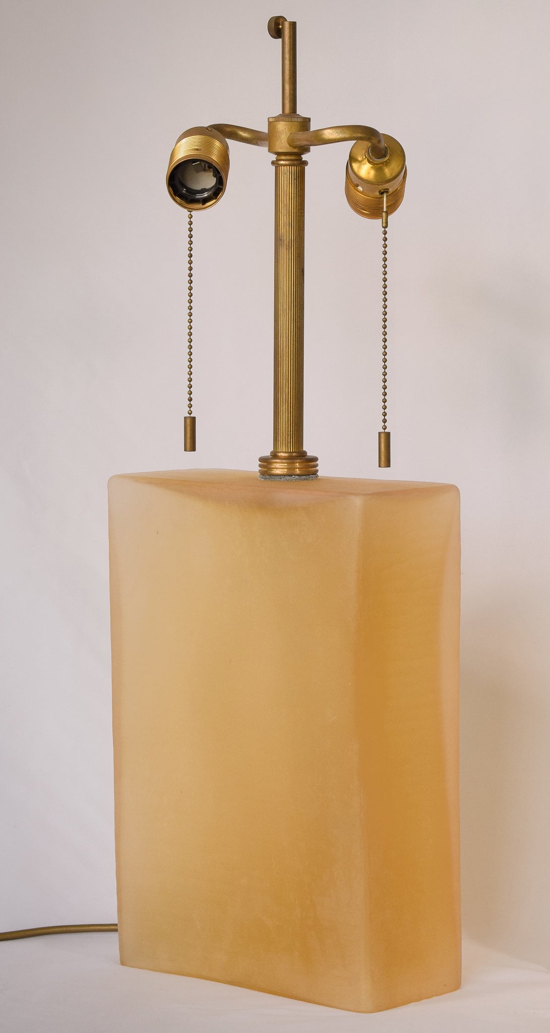 Modernist Glass Lamp - Mid Century