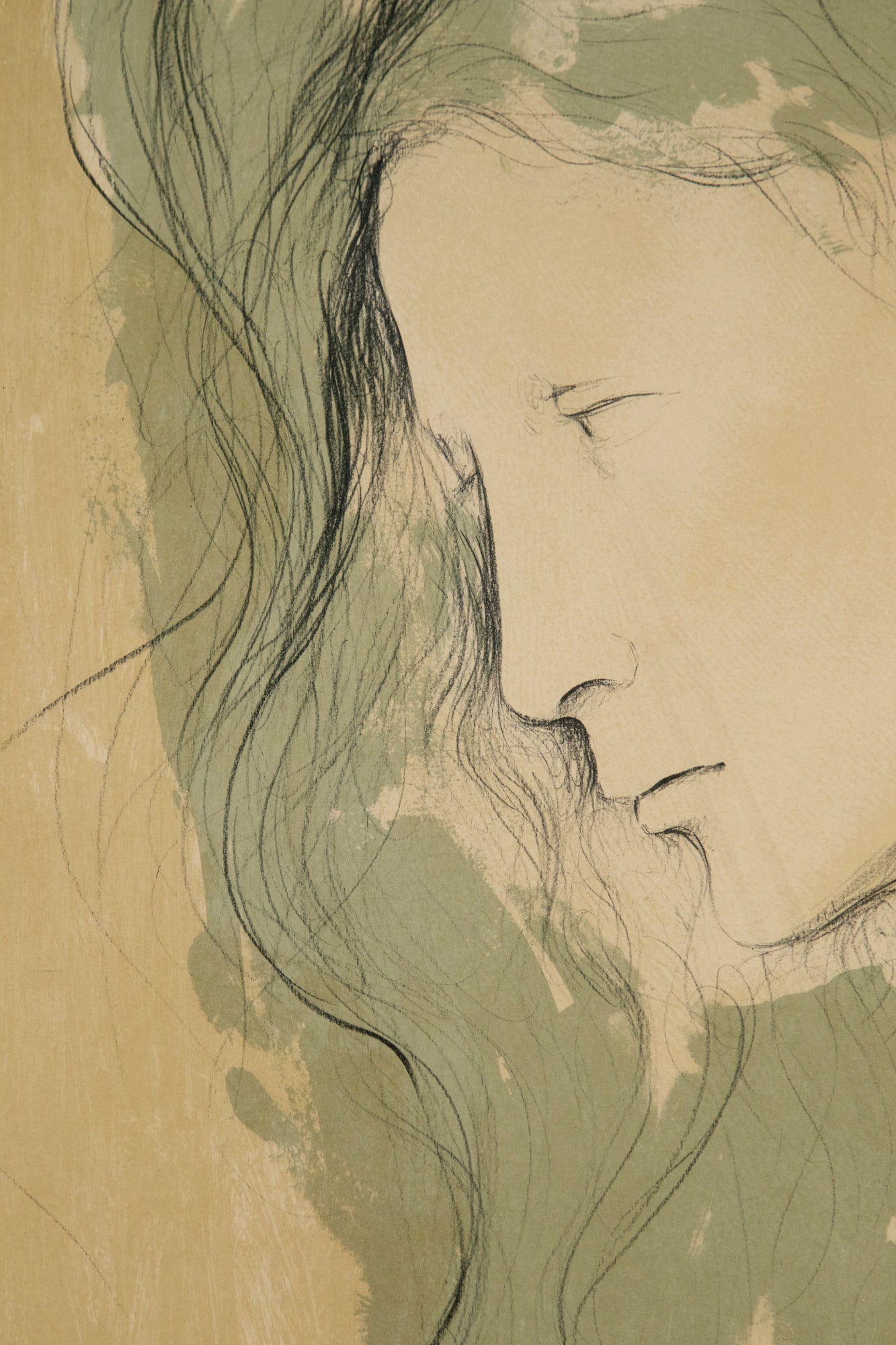 Montserrat GUDIOL COROMINAS - Lithograph of a Lady