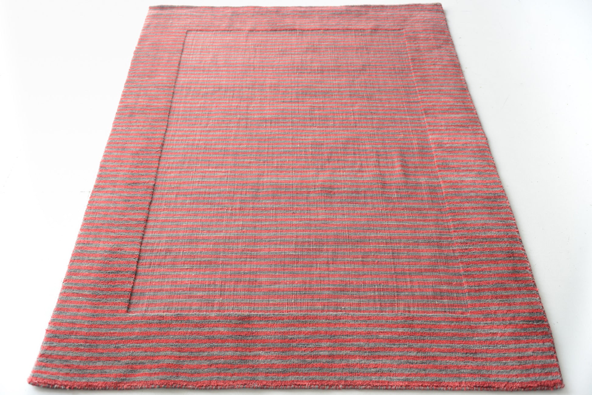 Modernist - Vintage Hand Woven Rug - Modern Decorative
