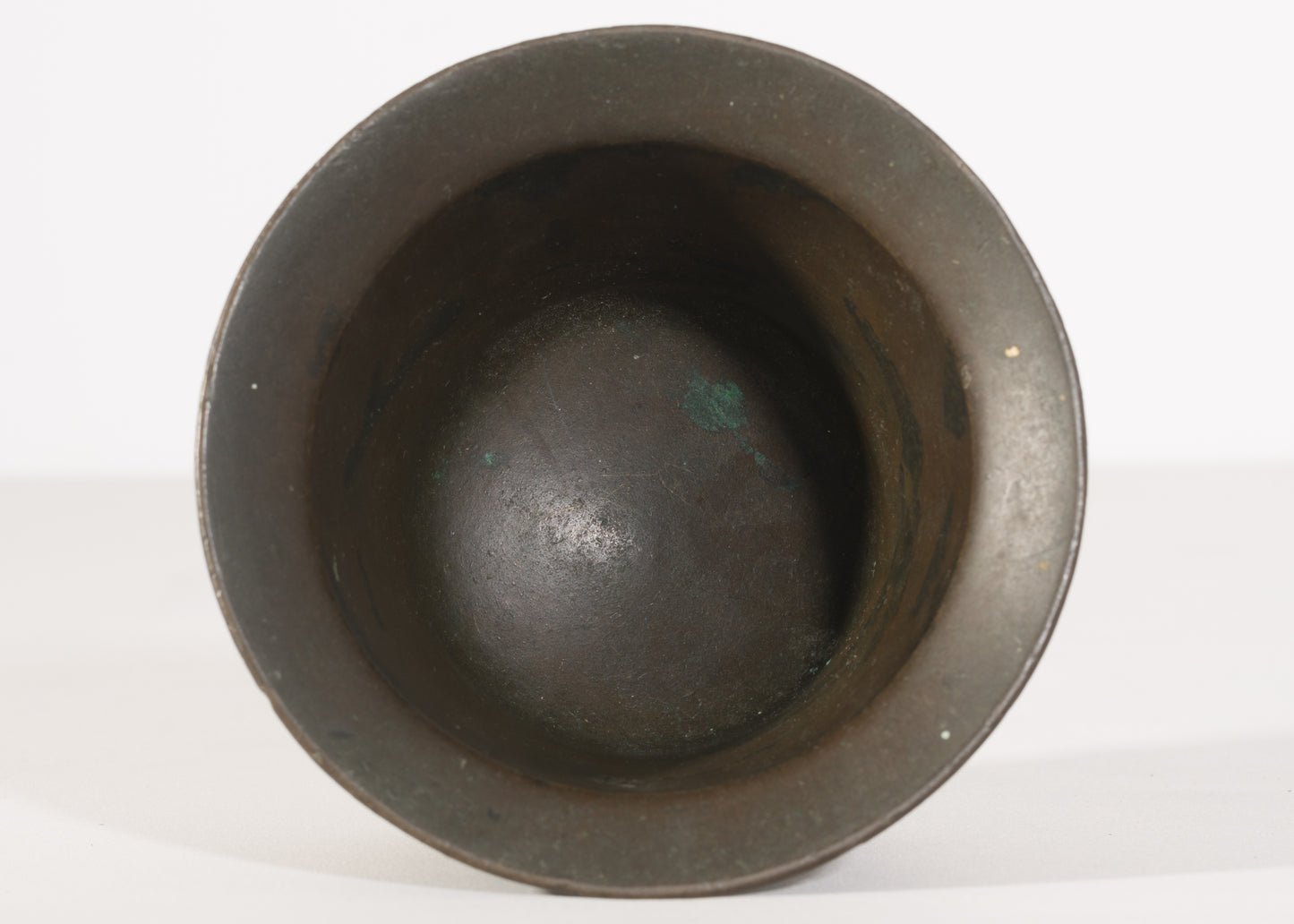 17th or 18th Century Bronze mortar with Sea Shell Motifs