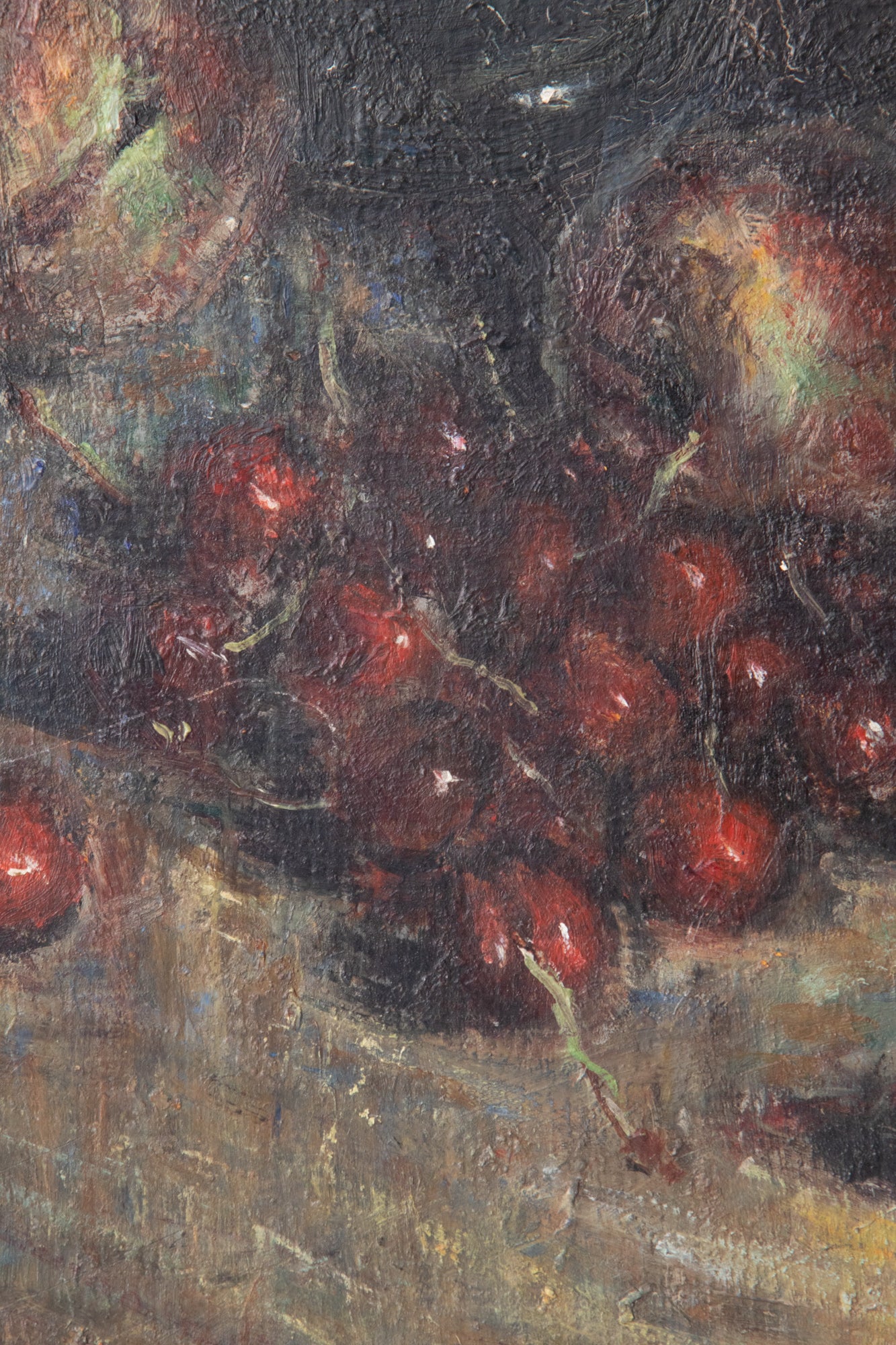Atmospheric Still Life Oil Study - Signed & Inscribed on Reverse. - Modern Decorative
