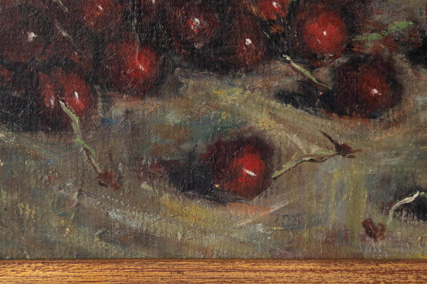 Atmospheric Still Life Oil Study - Signed & Inscribed on Reverse. - Modern Decorative