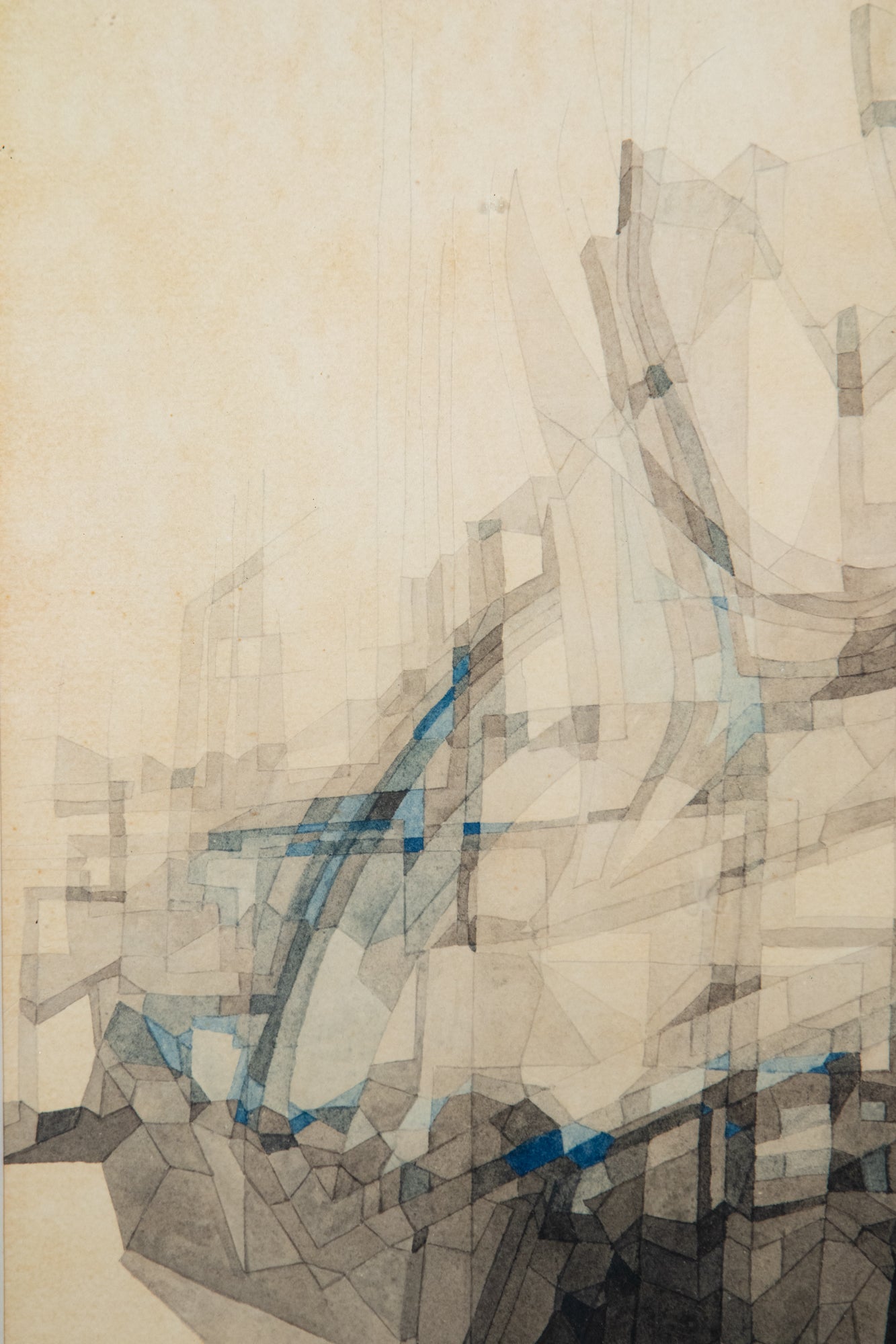 Abstract Compositions - Watercolours - Set of 3 - Joan CLARET - Modern Decorative