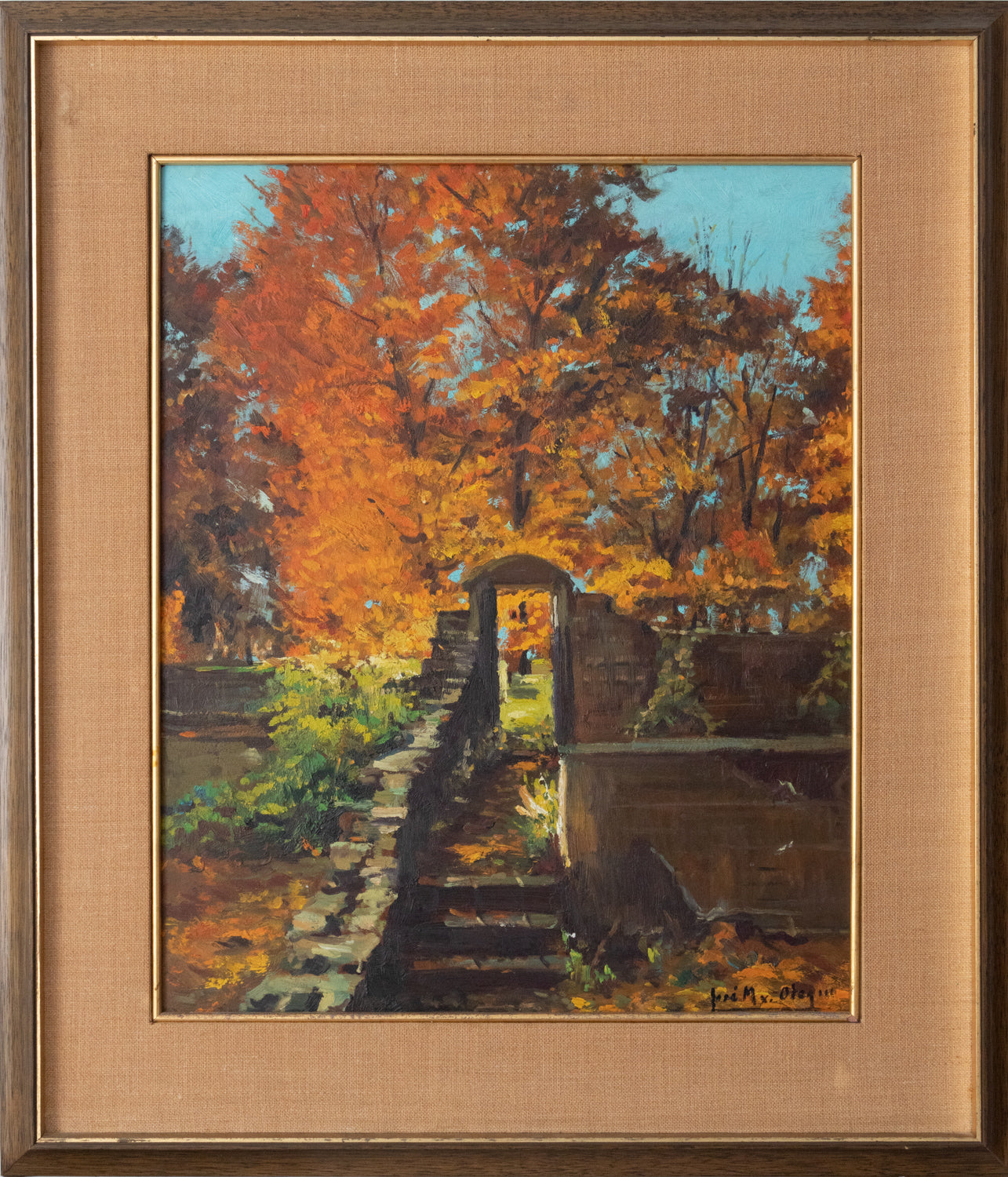 A Sunny Autumn Day - The secret garden