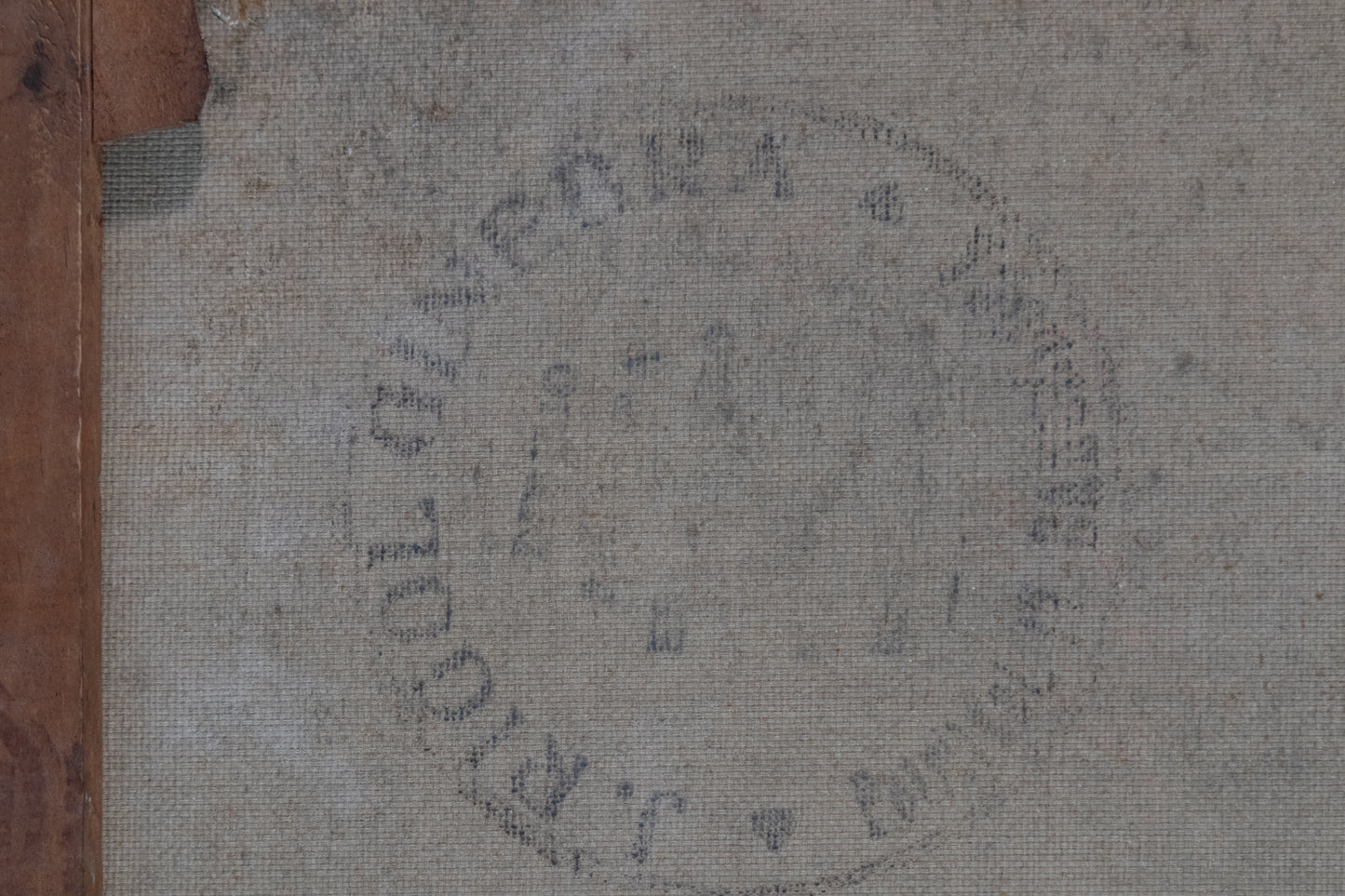 Jaquim Mir - Study of a Church - Stamped Reverse Mvseos Mvnicipa De Barcelona Copia - Modern Decorative