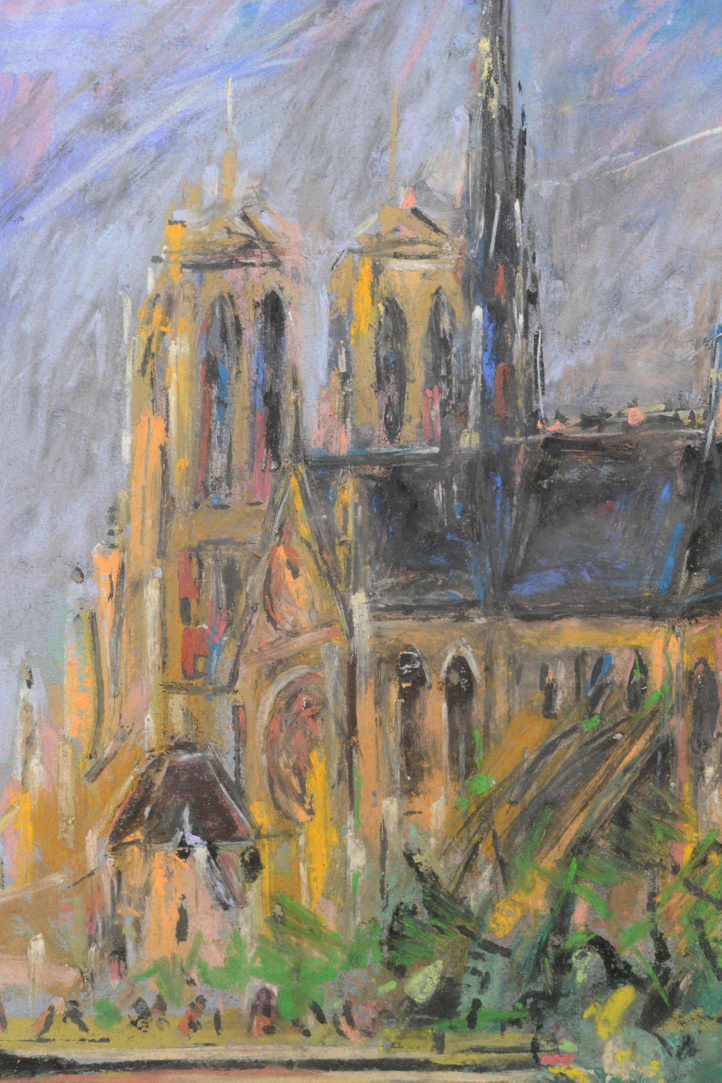 Seine and Notre-Dame de Paris - Joan Abelló Prat - Modern Decorative