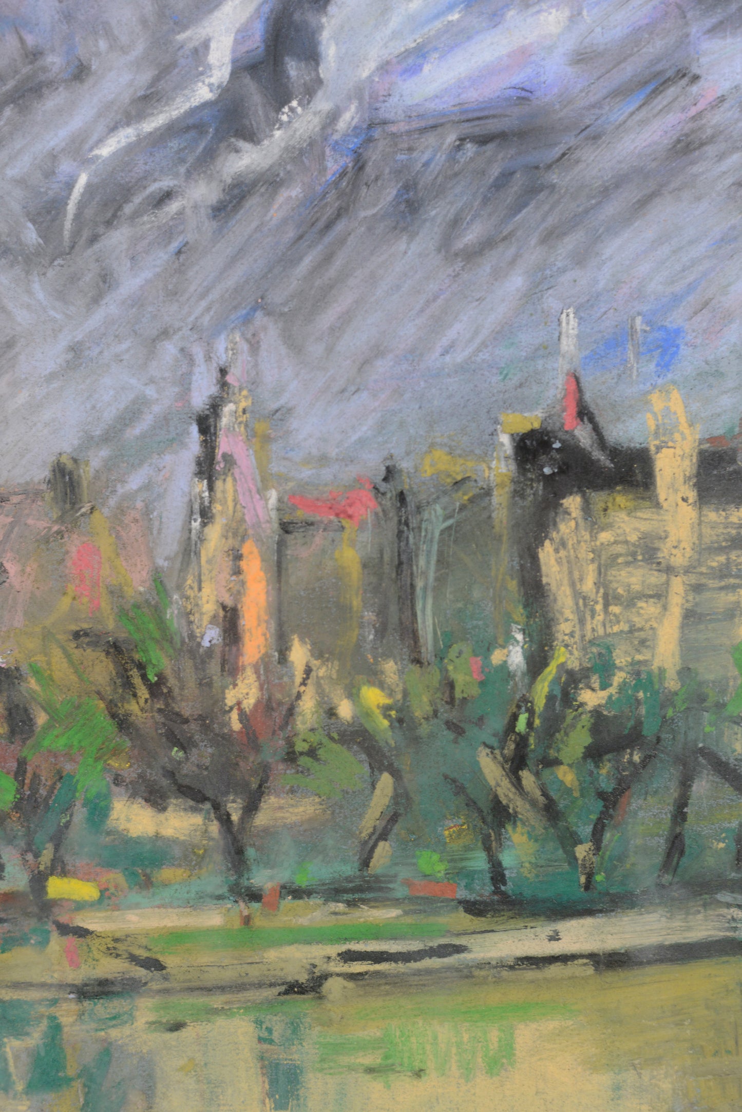 Seine and Notre-Dame de Paris - Joan Abelló Prat - Modern Decorative