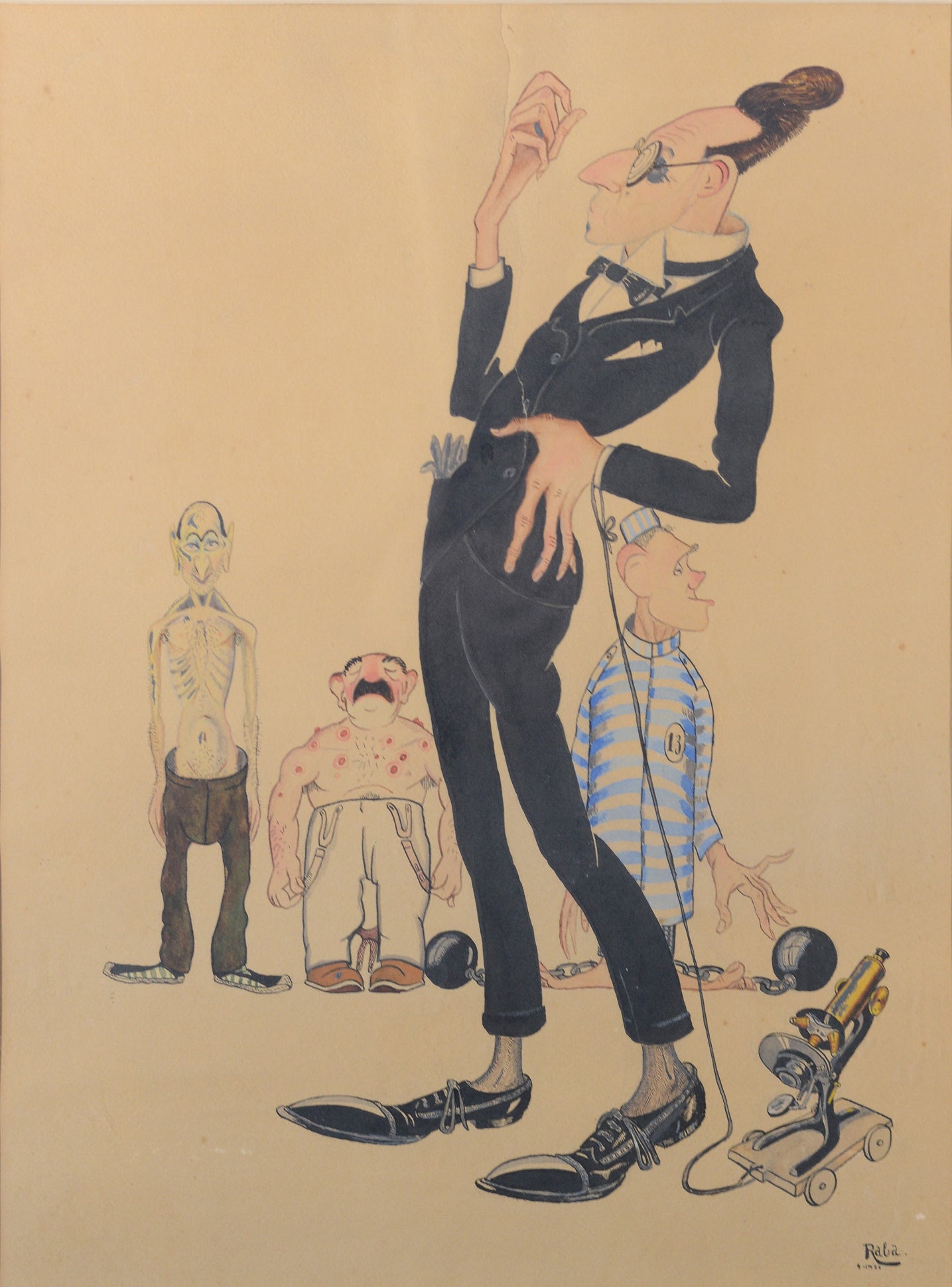 Raba 1926 - Interesting Bizarre Cartoon