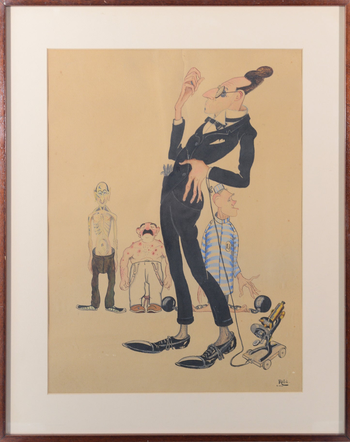 Raba 1926 - Interesting Bizarre Cartoon