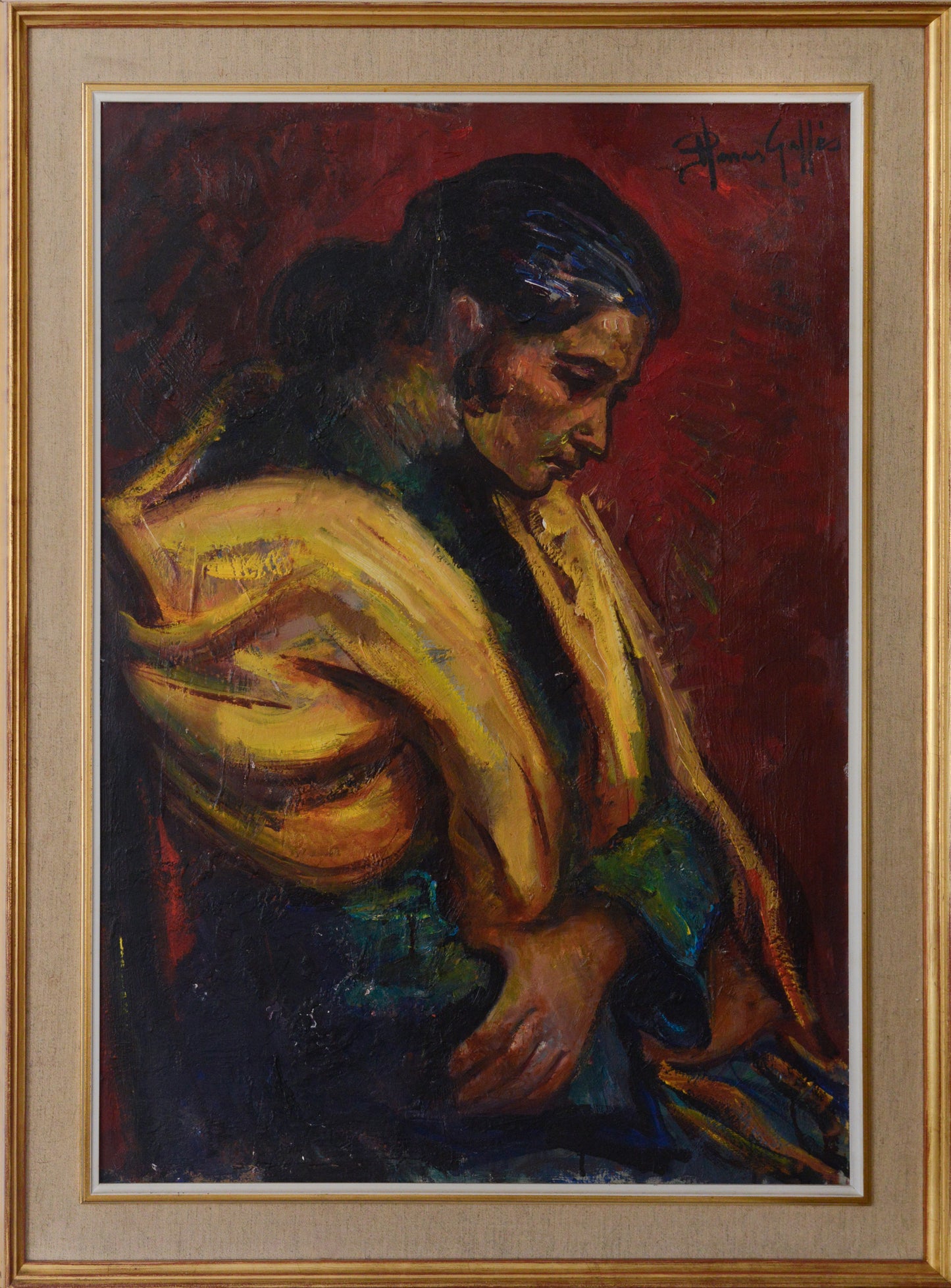 Isidre Nonell i Monturiol - Follower - Gypsy Lady - Modern Decorative