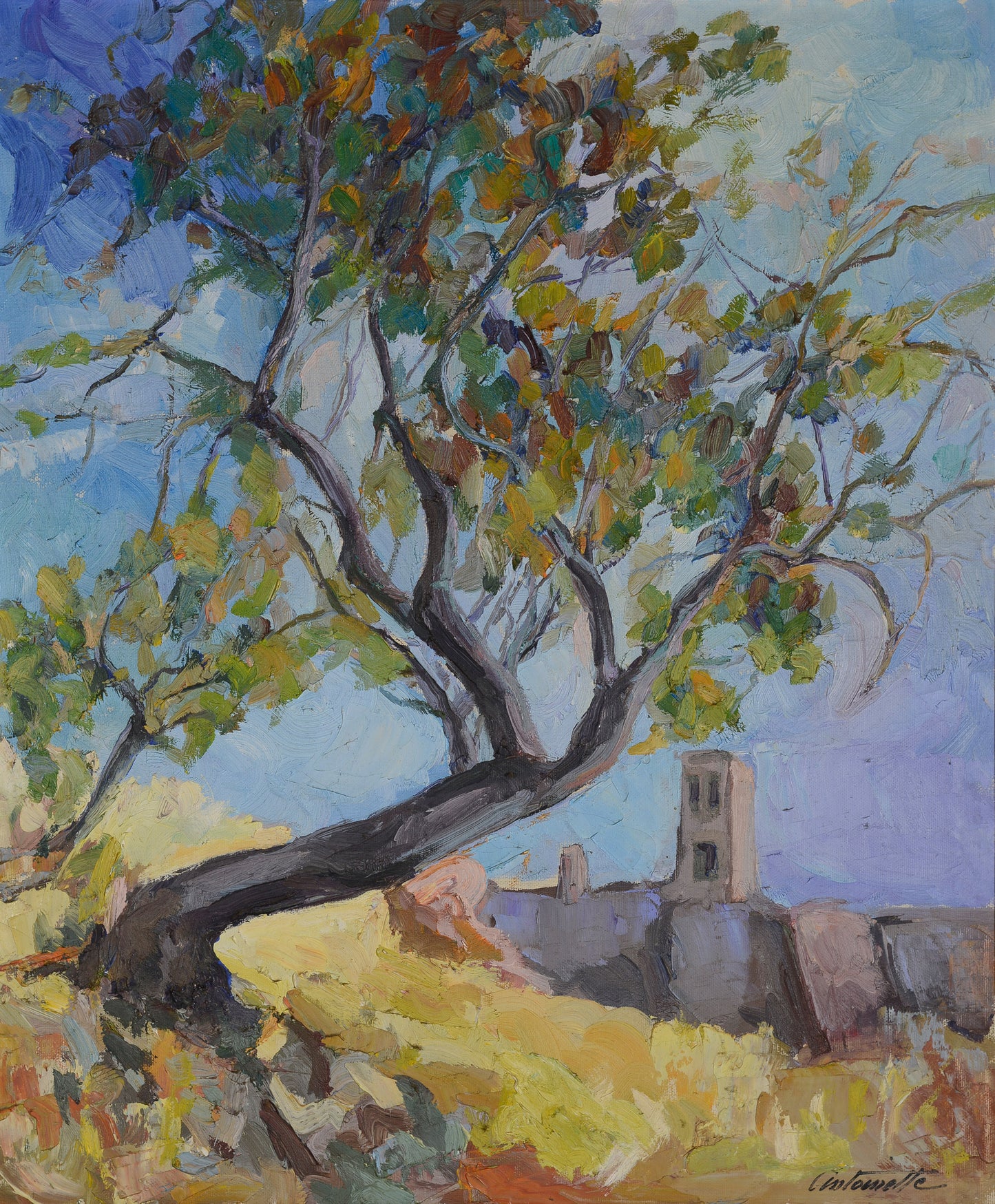The Leaning Tree of Sitges - Antoinette Patoechi