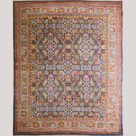 Symphony of Granada – Vintage Spanish Masterwork in Wool Rug - Modern Decorative