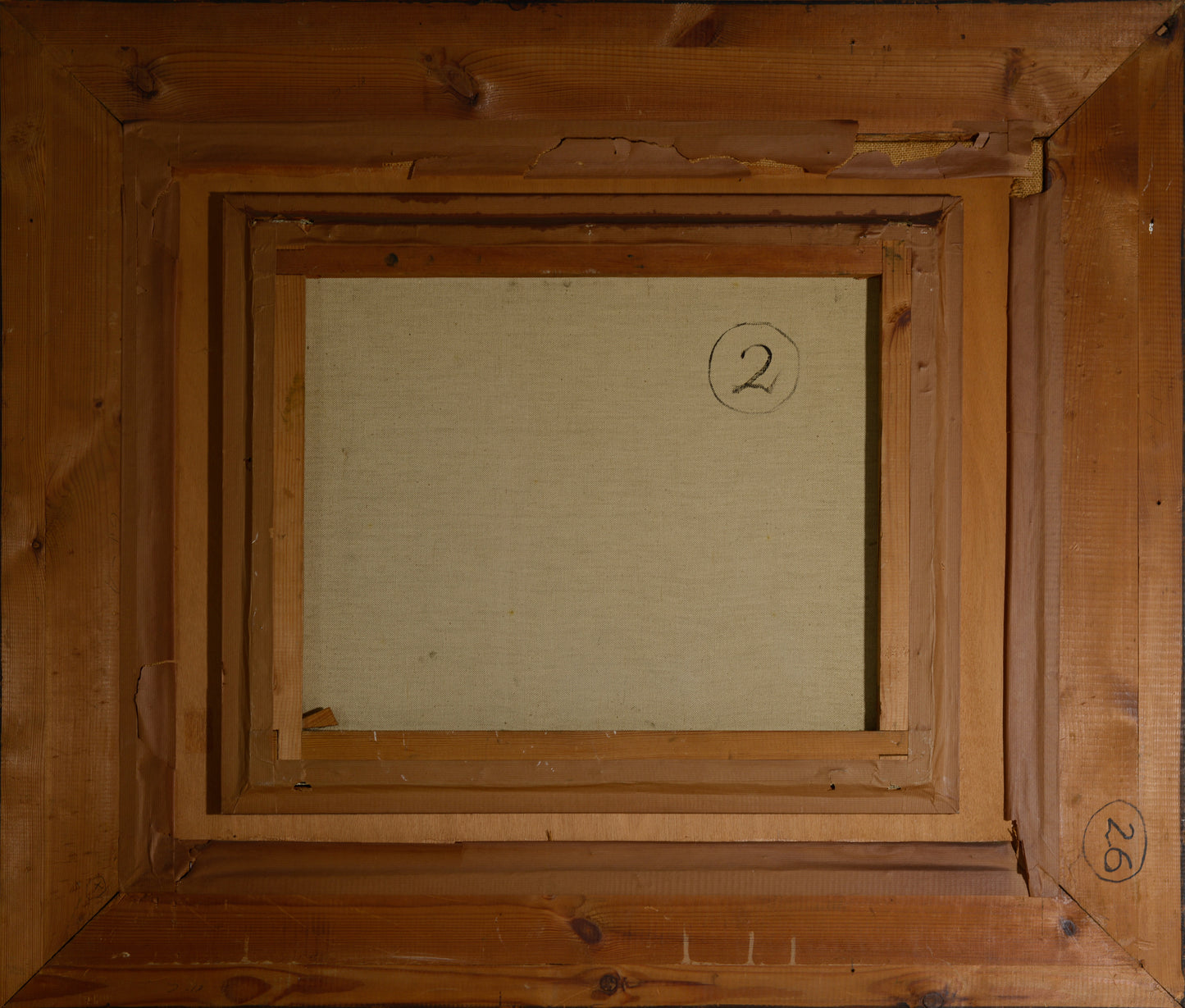 Village landscape with figure - Miguel Ángel Echauri (b. 1927, Pamplona, Spain) - Modern Decorative