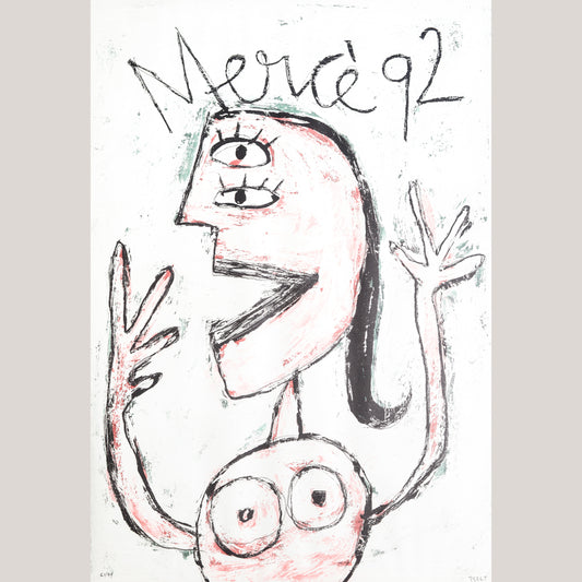 Peret – "Mercè 92" (Banned Poster, 1992) - Modern Decorative