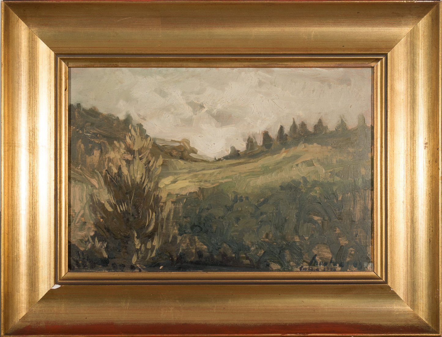 Four Framed Impressionist Landscape Oils - Signed