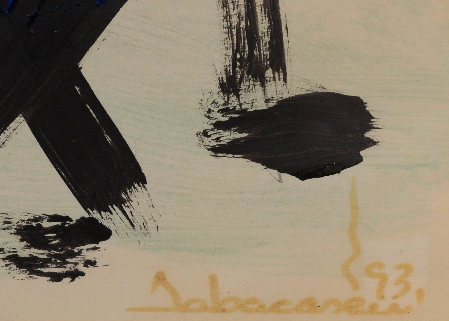 Abstract Figurative Composition – Artist Unidentified