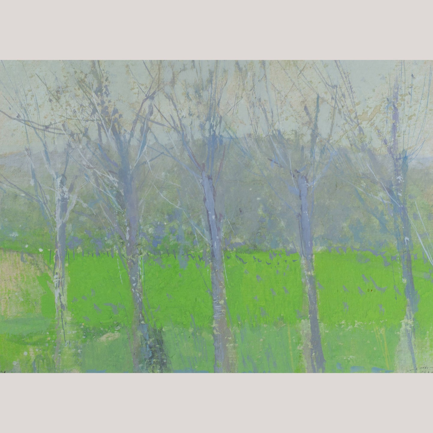 Fin del Invierno - End of Winter - Impressionist Painting