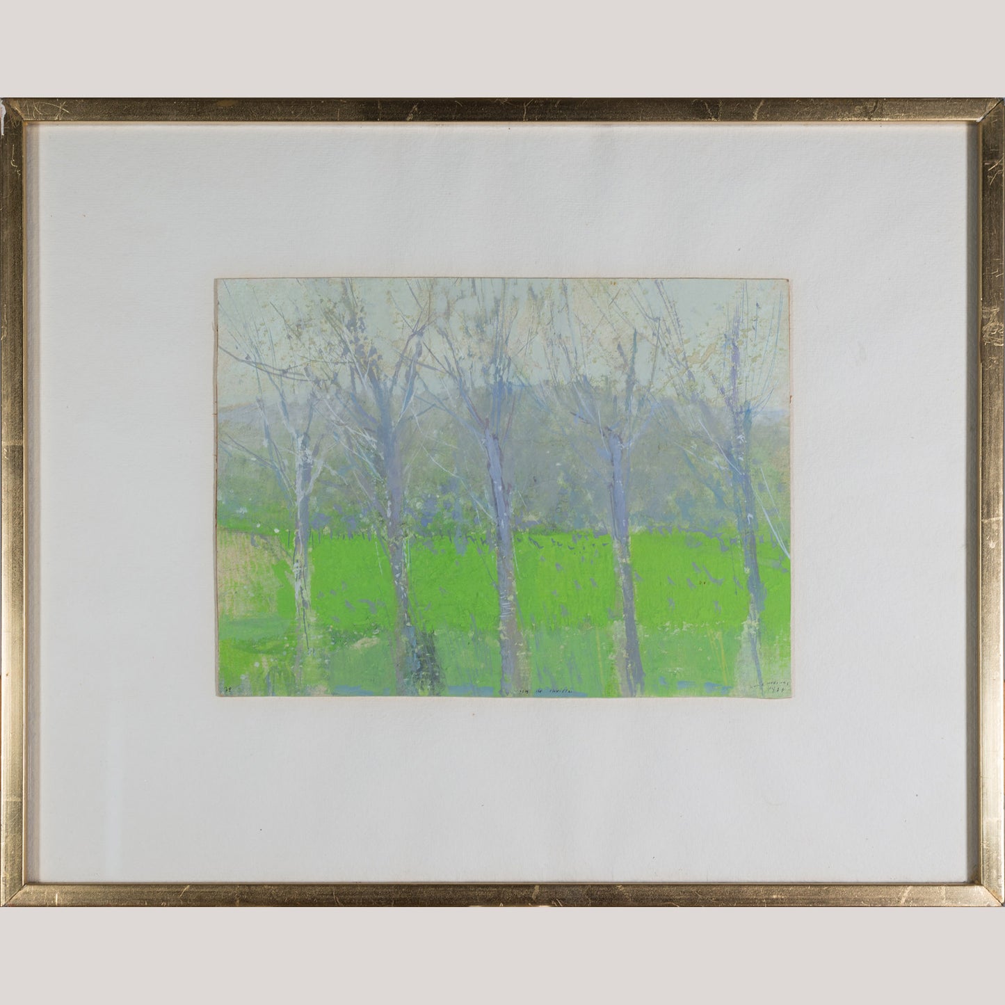 Fin del Invierno - End of Winter - Impressionist Painting