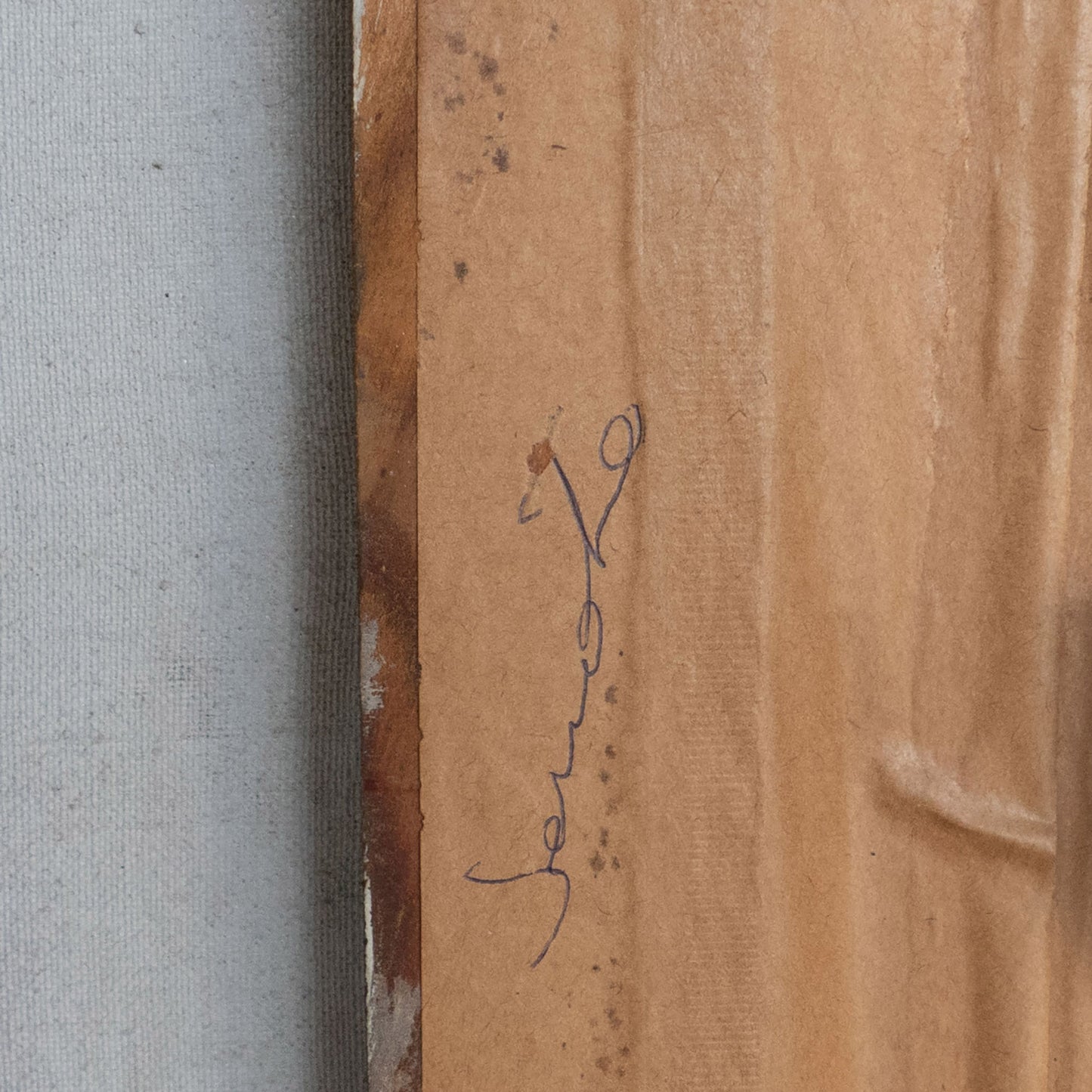 Mid-Century Catalan Landscape – Original Mixed Media by Tomàs Bel