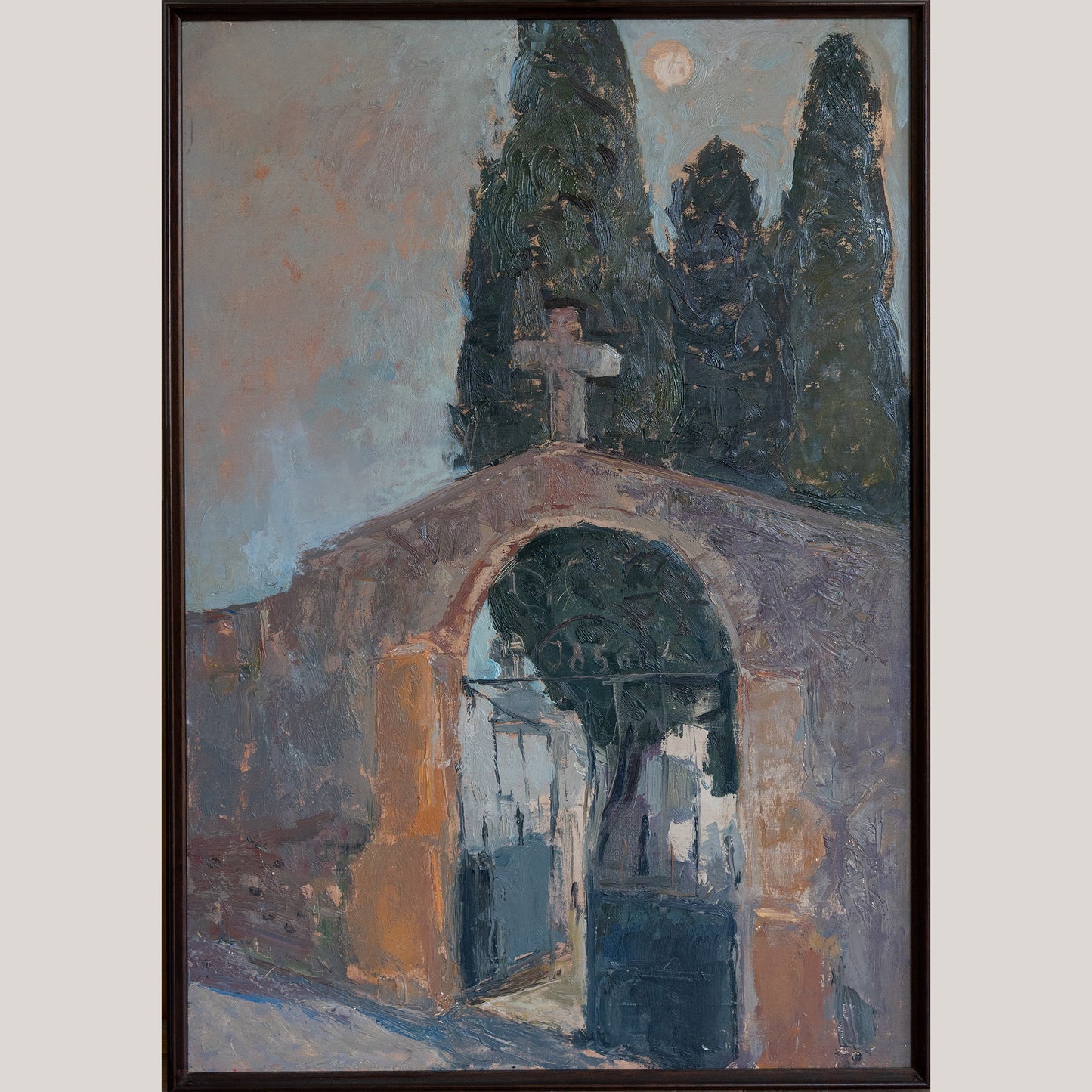 Expressive Study Church Exterior -  Gloria Muñoz (b.1949)