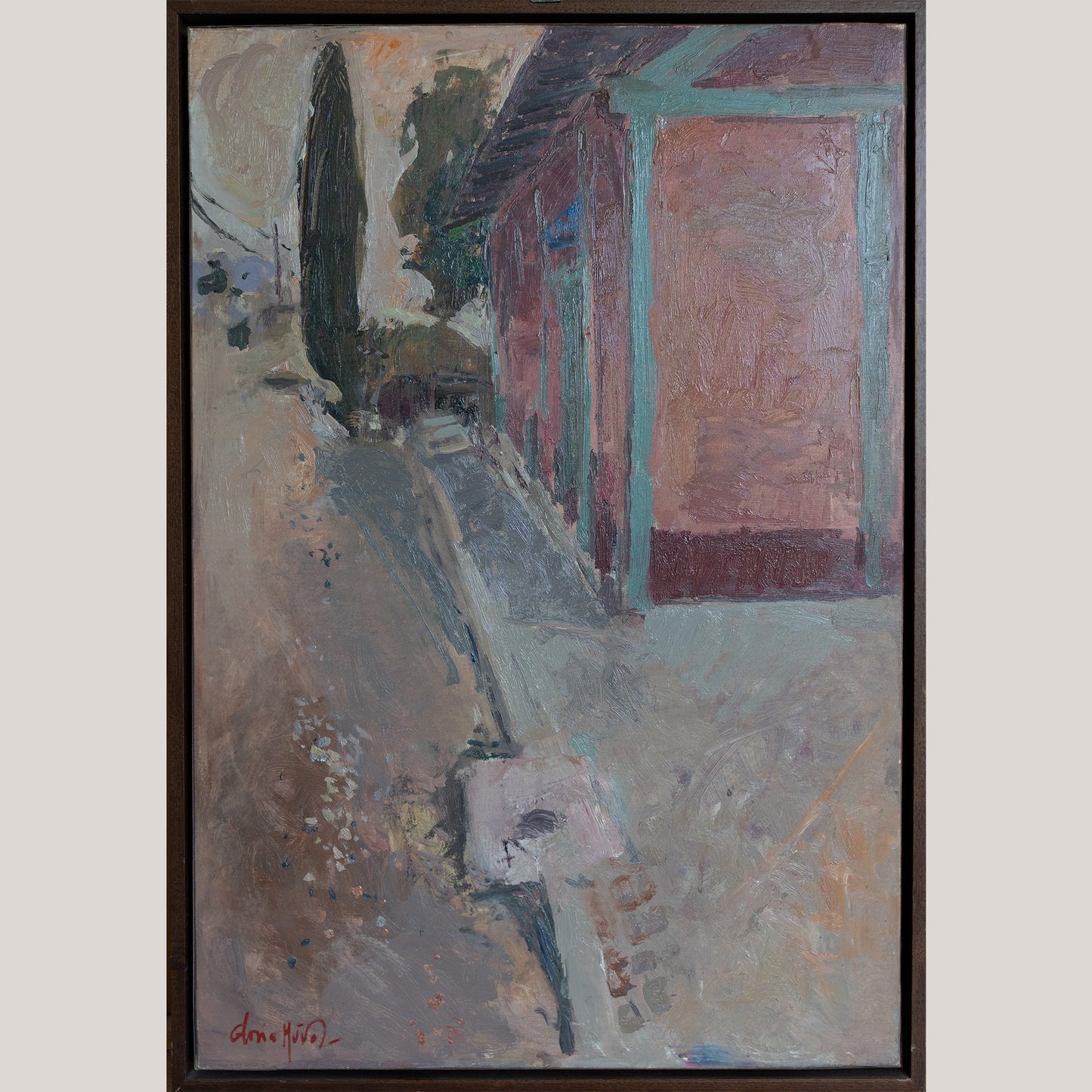 Expressive Study Church Exterior -  Gloria Muñoz (b.1949)