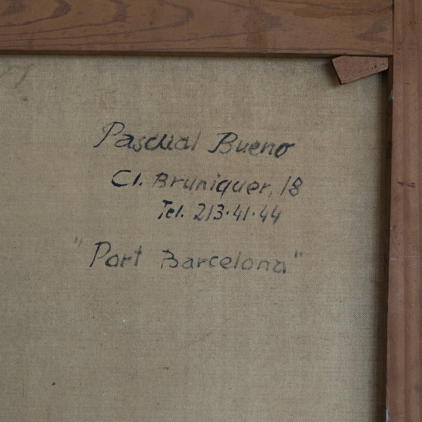 Port of Barcelona – Pascual Bueno Ferrer