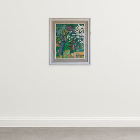 A. Estrada | Blossom | Vintage Signed Oil on Canvas