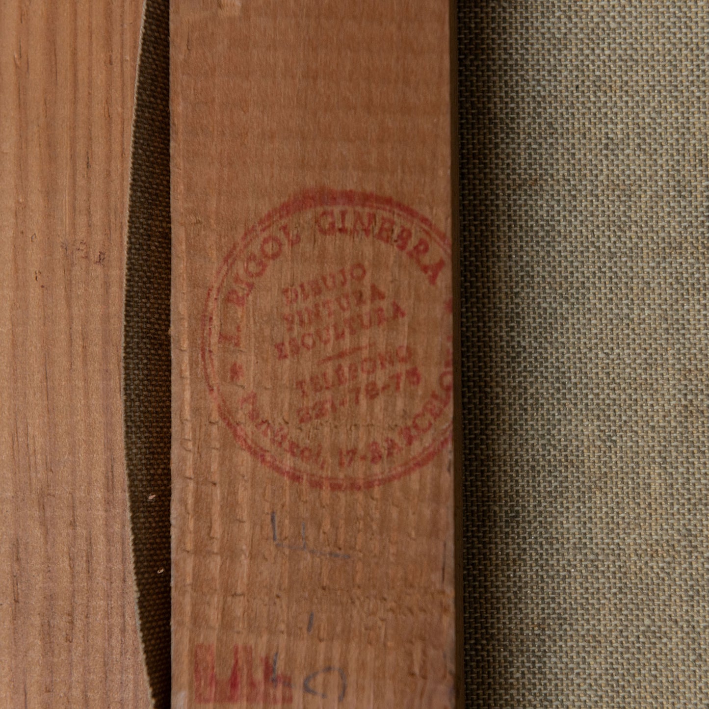 Plaça Reial (Royal Square) Barcelona - Impressionist Oil on Canvas - Signed