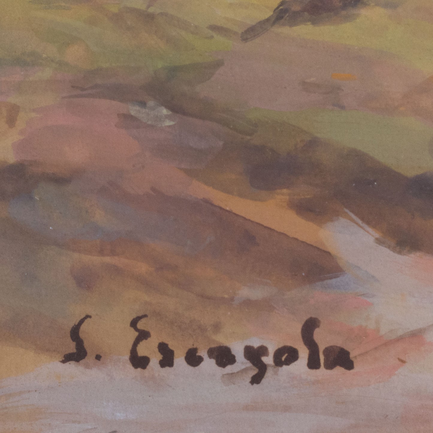 Gypsie Camp Rural Landscape by Joan Escayola Blanch