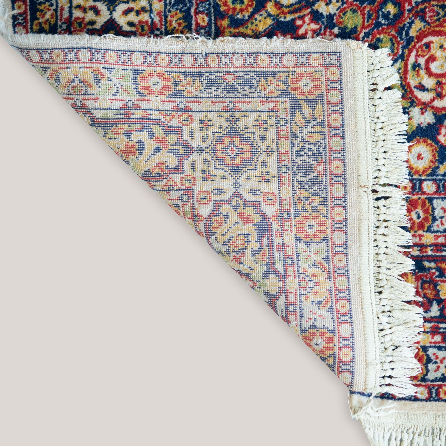 Vintage Hand-Knotted Persian Kerman Rug 255 cm × 170 cm
