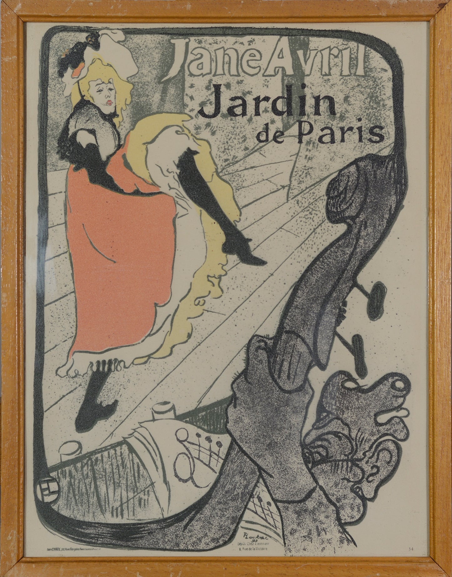 Henri de Toulouse-Lautrec - Three Vintage Framed Prints - Modern Decorative