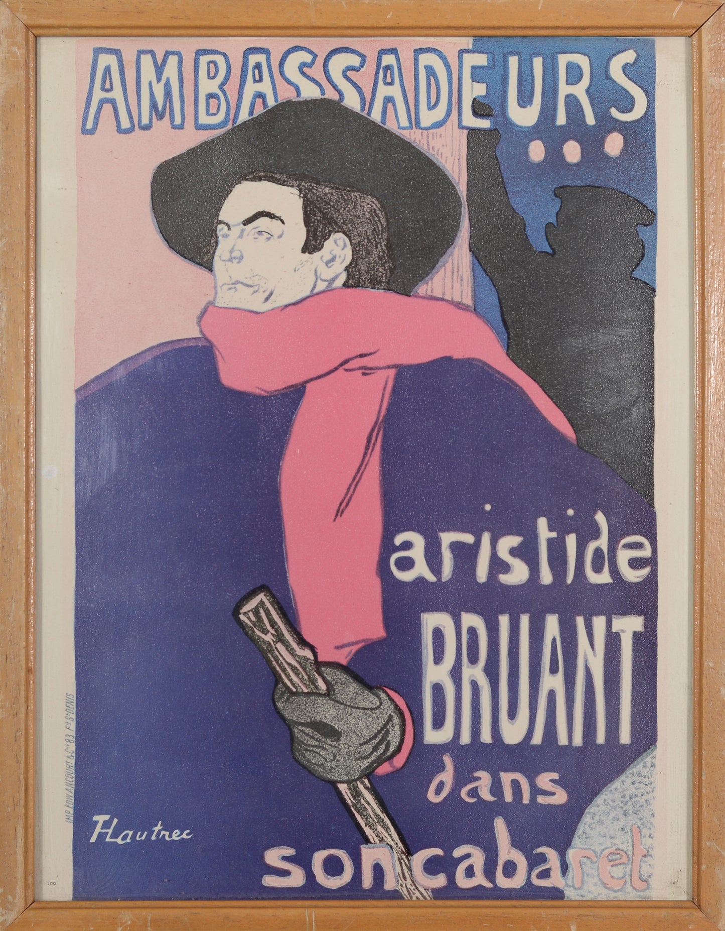 Henri de Toulouse-Lautrec - Three Vintage Framed Prints - Modern Decorative
