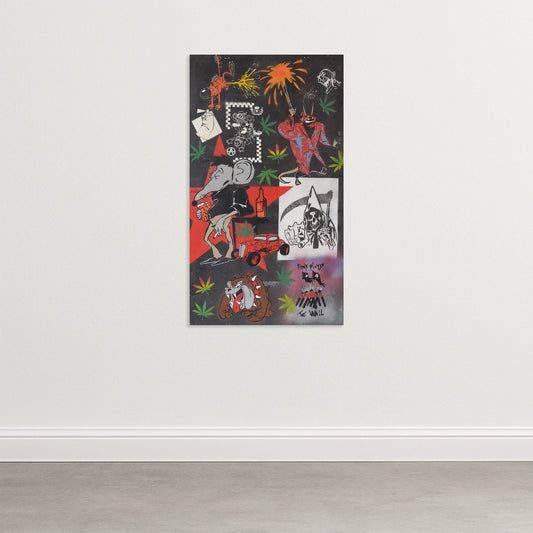 Street Art Design - On Metal Board