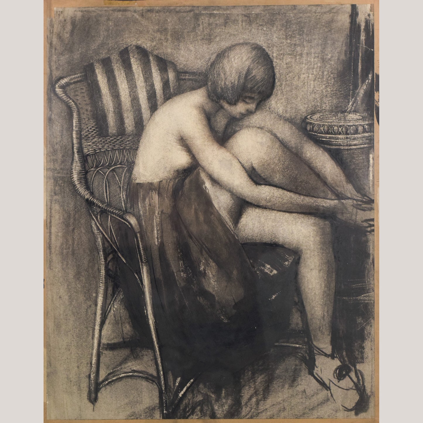 Dame Laura Knight - Follower - Seated Dancer - Drawing