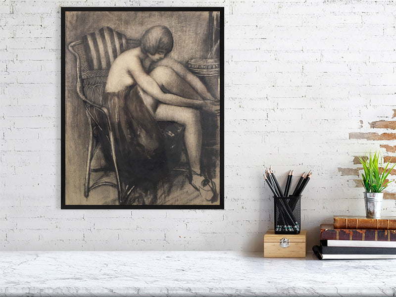 Dame Laura Knight - Follower - Seated Dancer - Framed - Modern Decorative