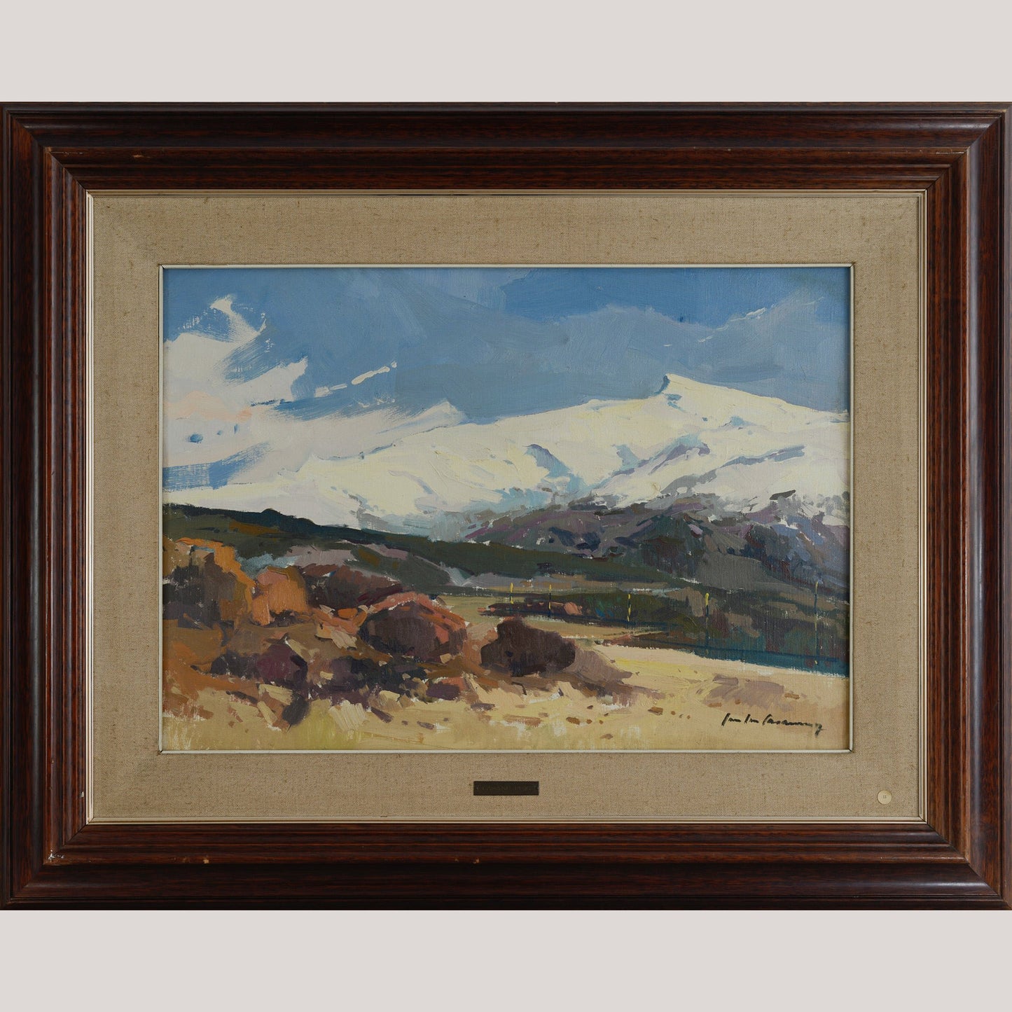 Sierra Nevada Landscape - José Luis Casañé Puig (1926–1991)