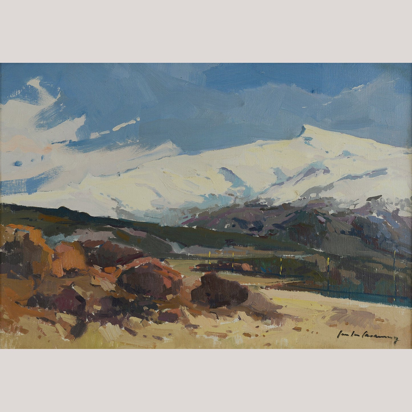 Sierra Nevada Landscape - José Luis Casañé Puig (1926–1991)