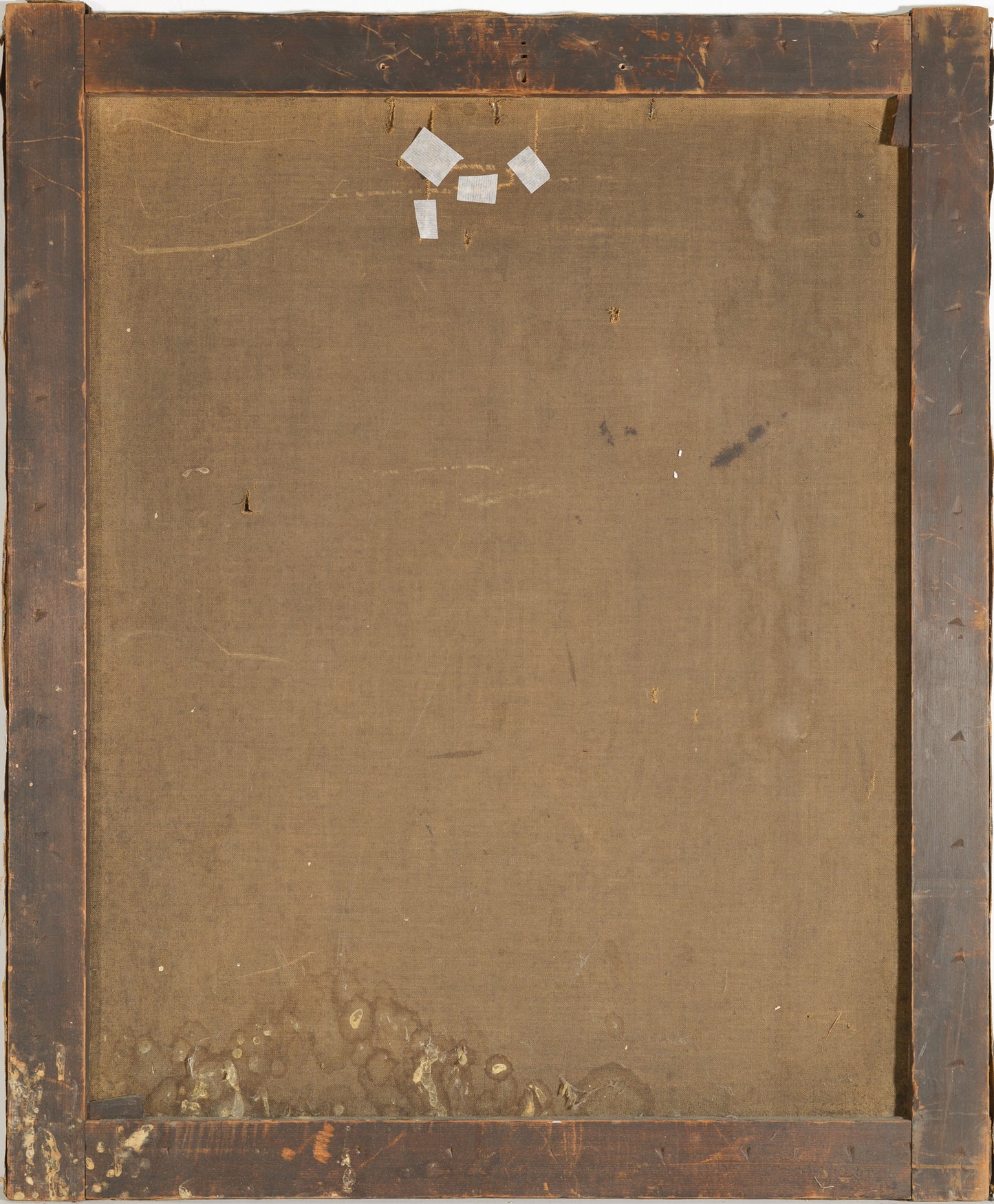 19th-Century Paired Portraits Restoration Project: Lady with Dog and Gentleman - Modern Decorative