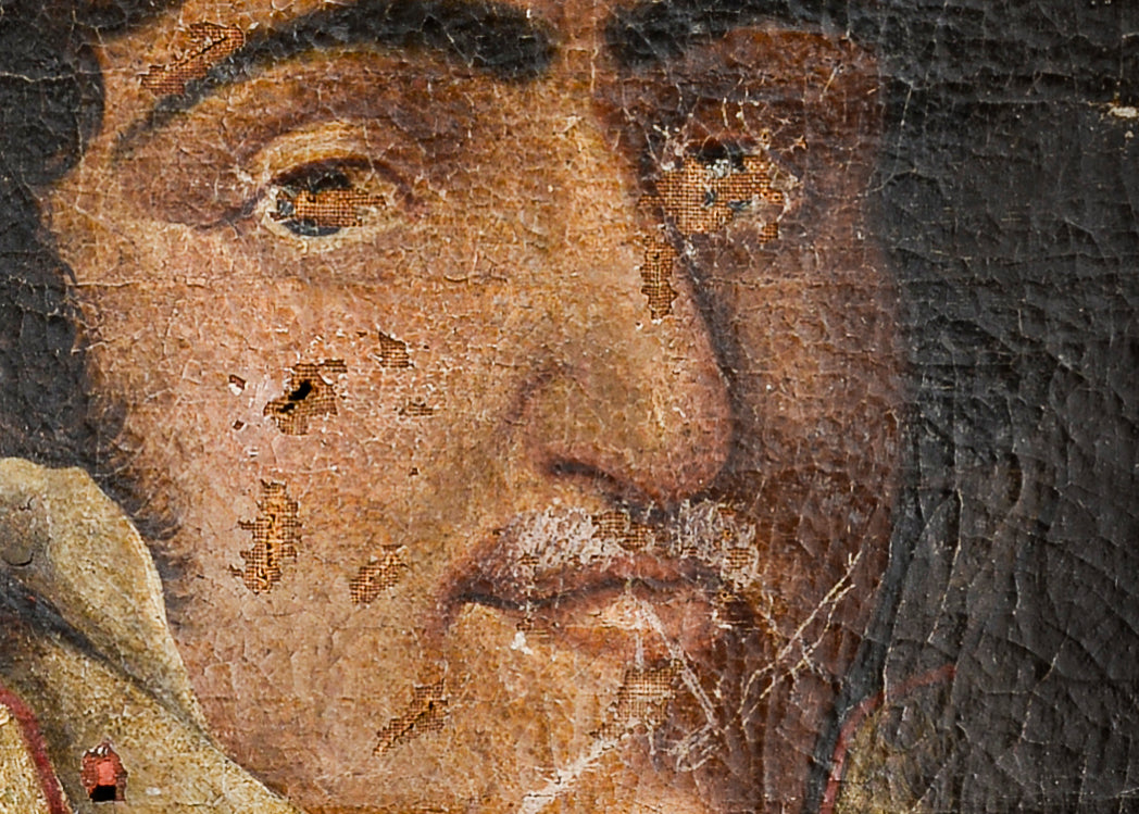 Portrait of a Military Gentleman (Restoration Project) - Modern Decorative