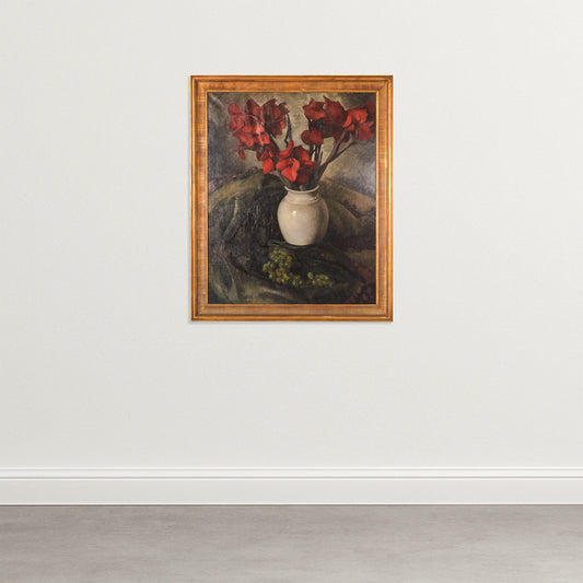 Luis Mutané - Still Life with Gladioli