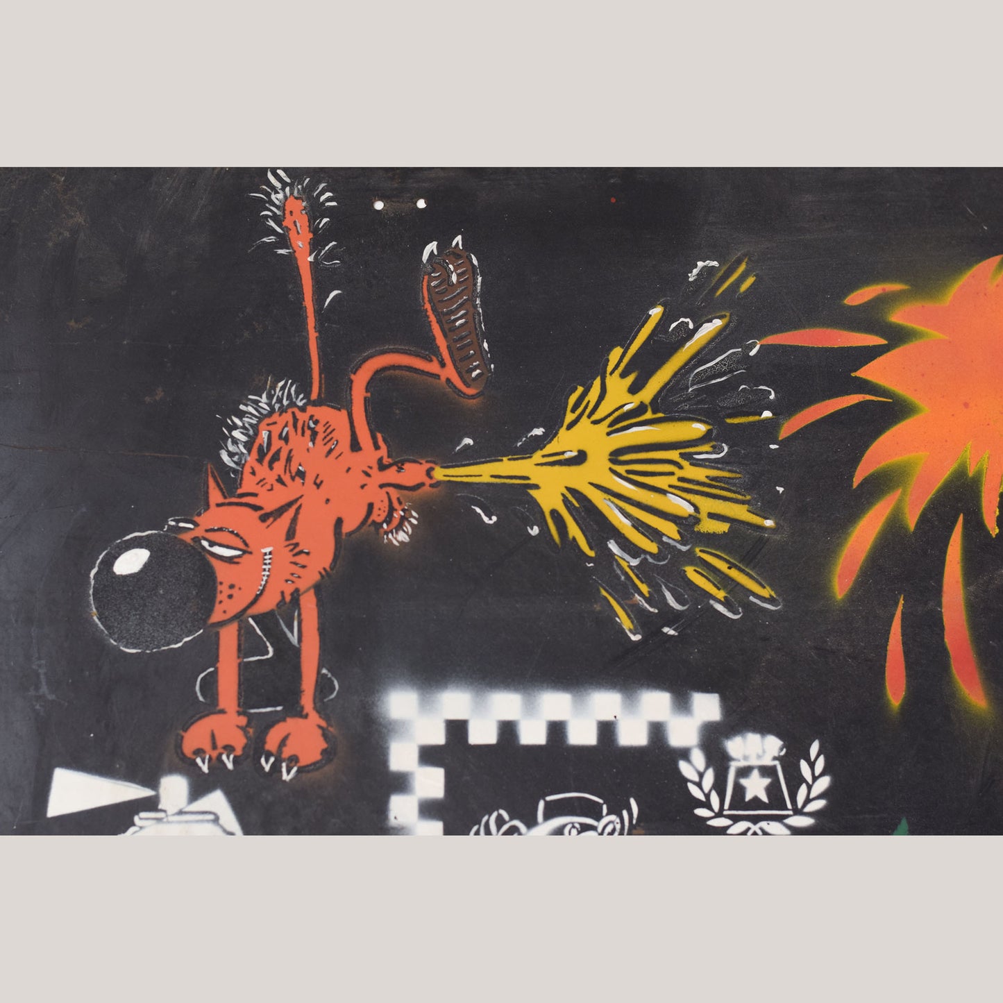 Street Art Design - On Metal Board
