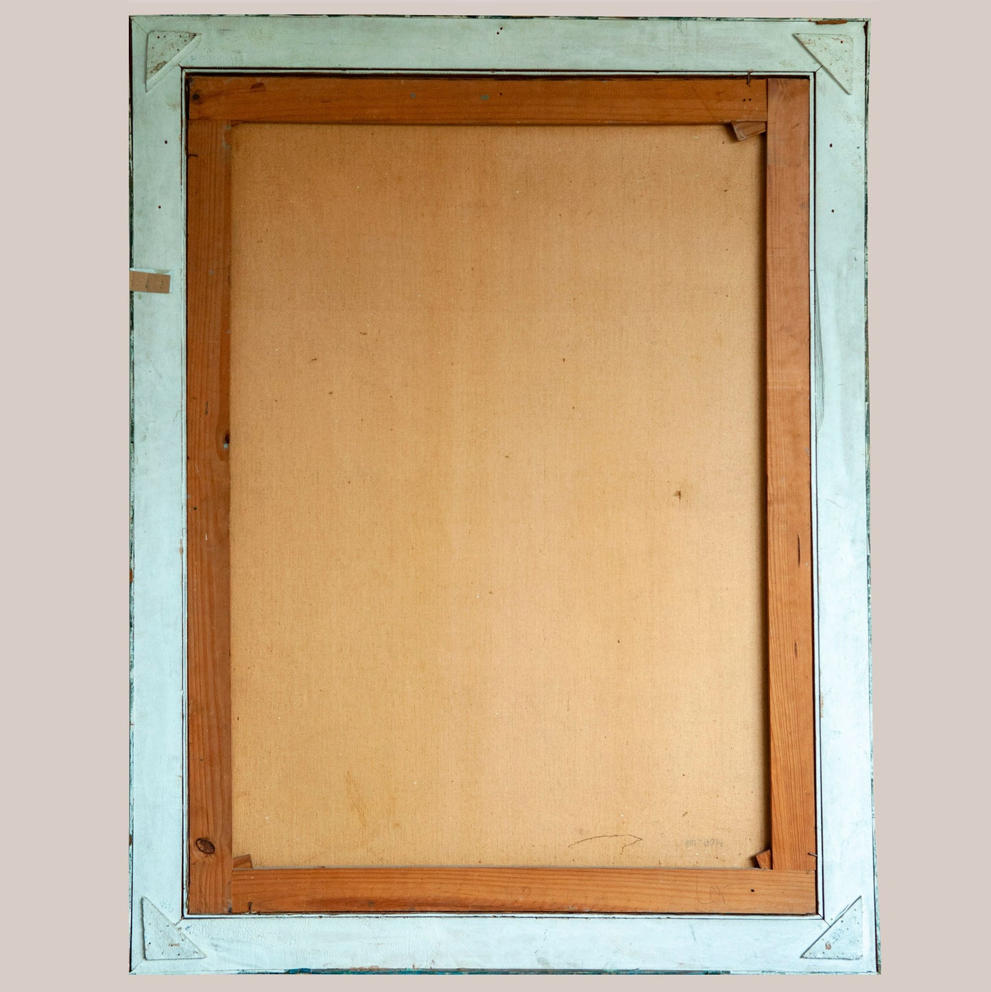 Backstage with Clowns and Dancers – Large Original Oil Study by M. Duval