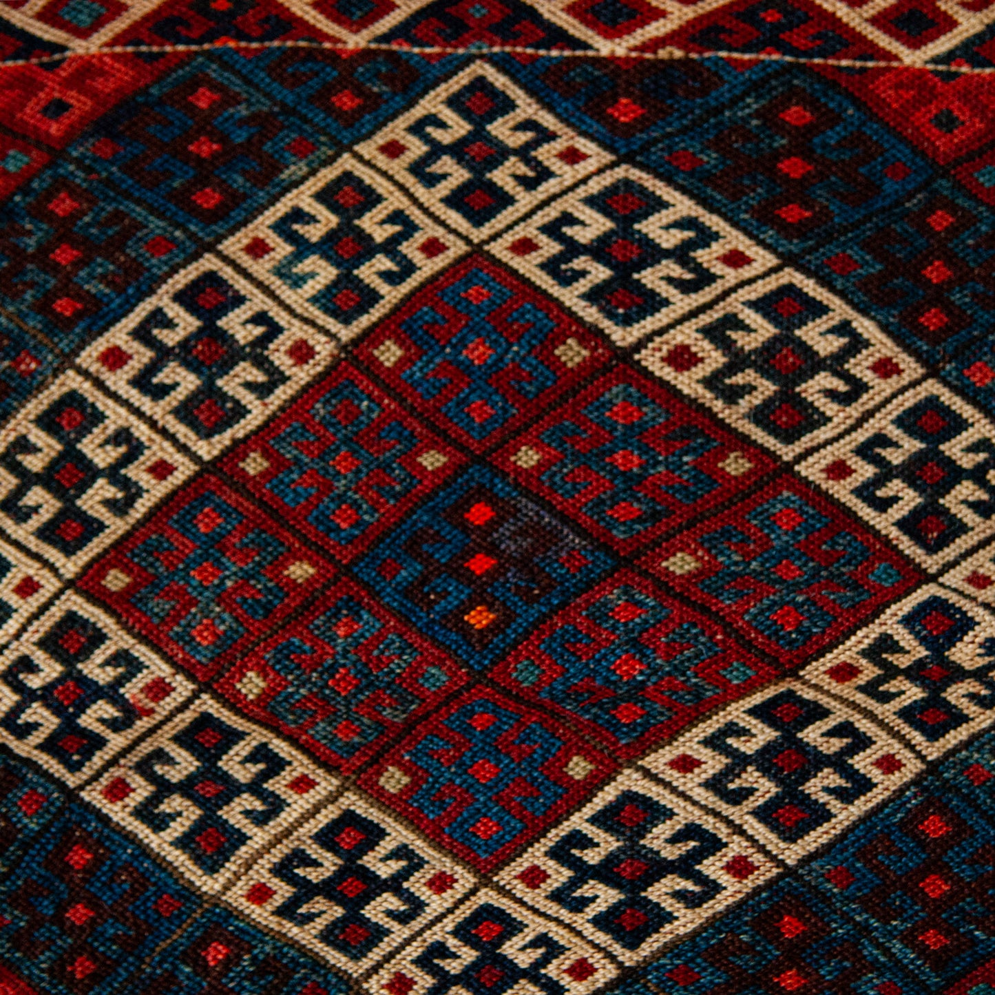 Vintage Shahsavan Saddlebag (Khorjin) – Northwest Persian Tribal Weaving