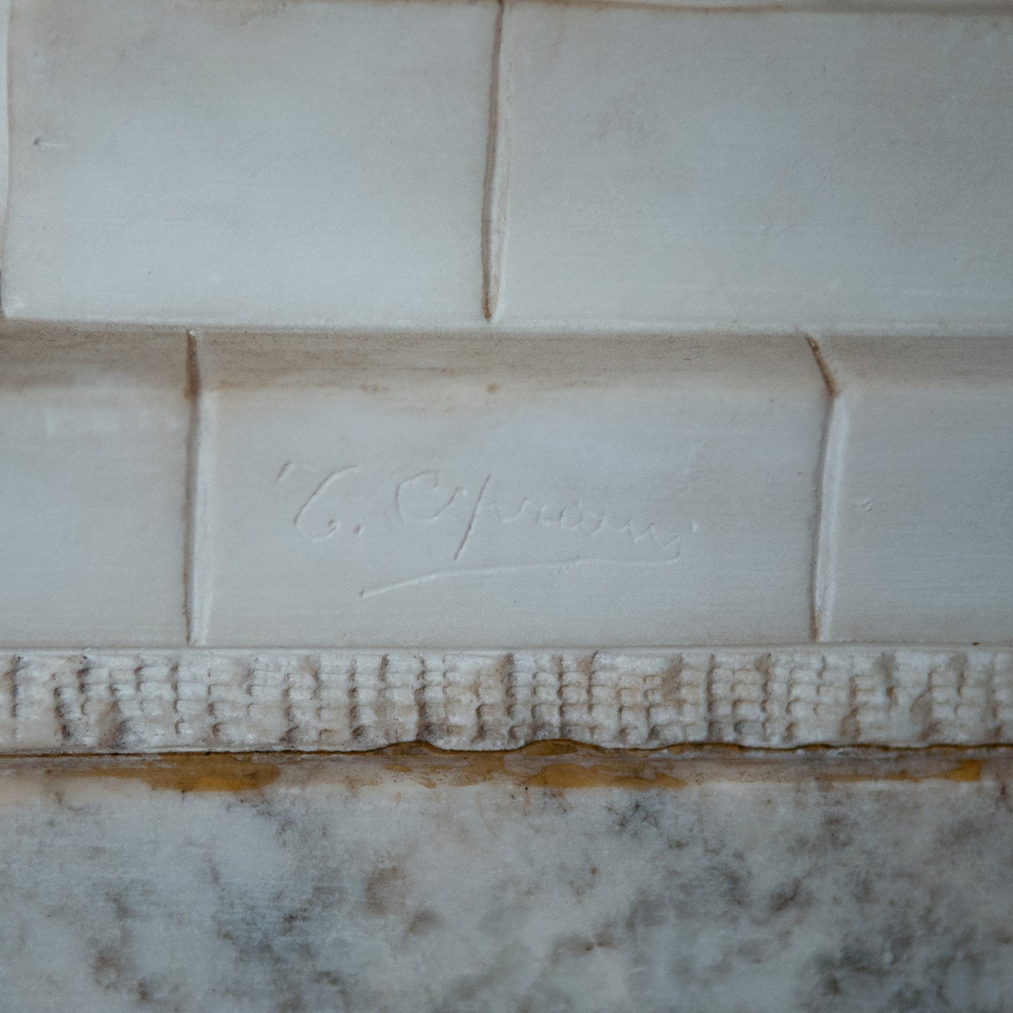 Female Figure on Mythical Beast – Signed C. Cipriani